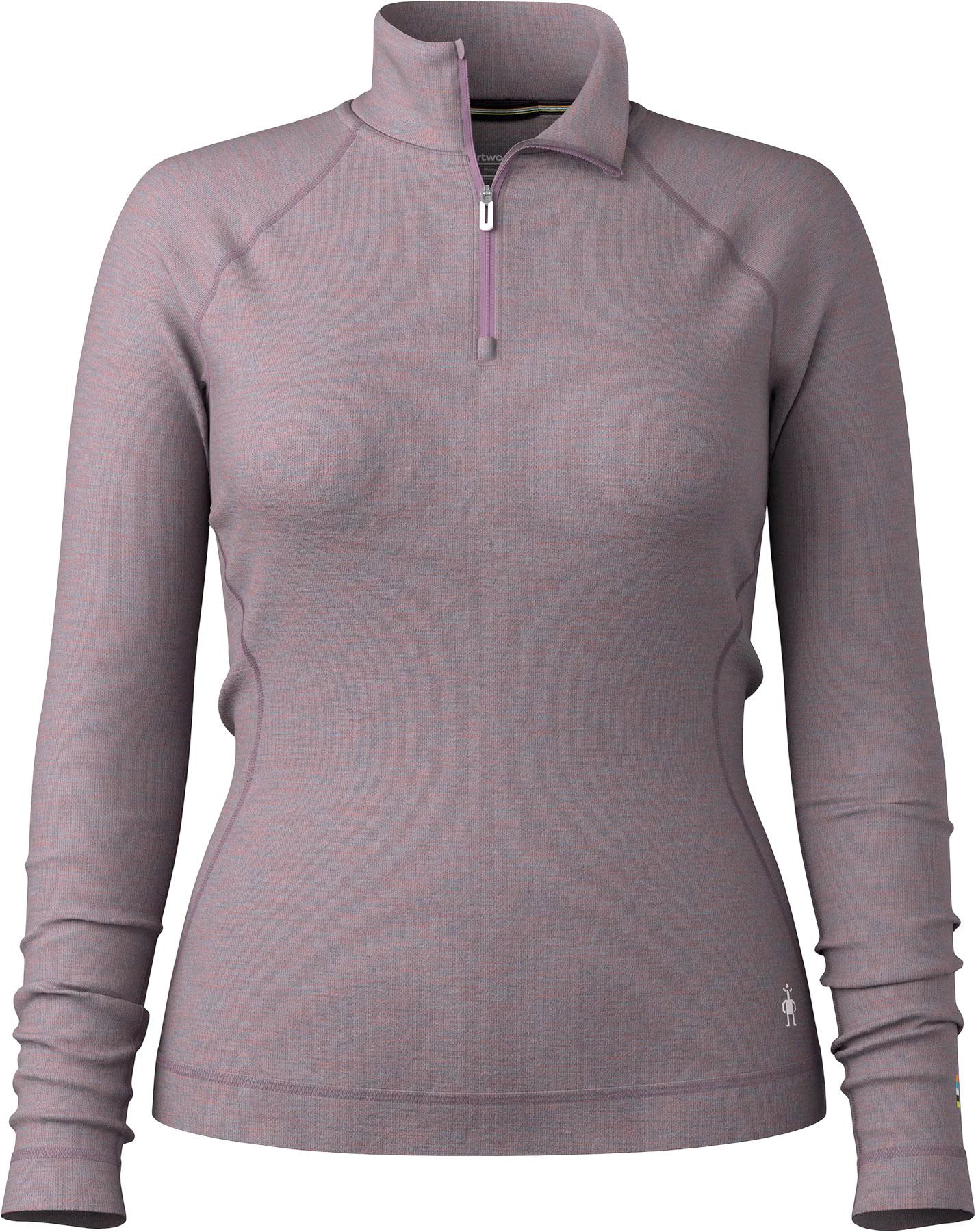 Product image for Haut couche de base à glissière 1/4 en mérinos Classic Thermal - Boîte en carton - Femme