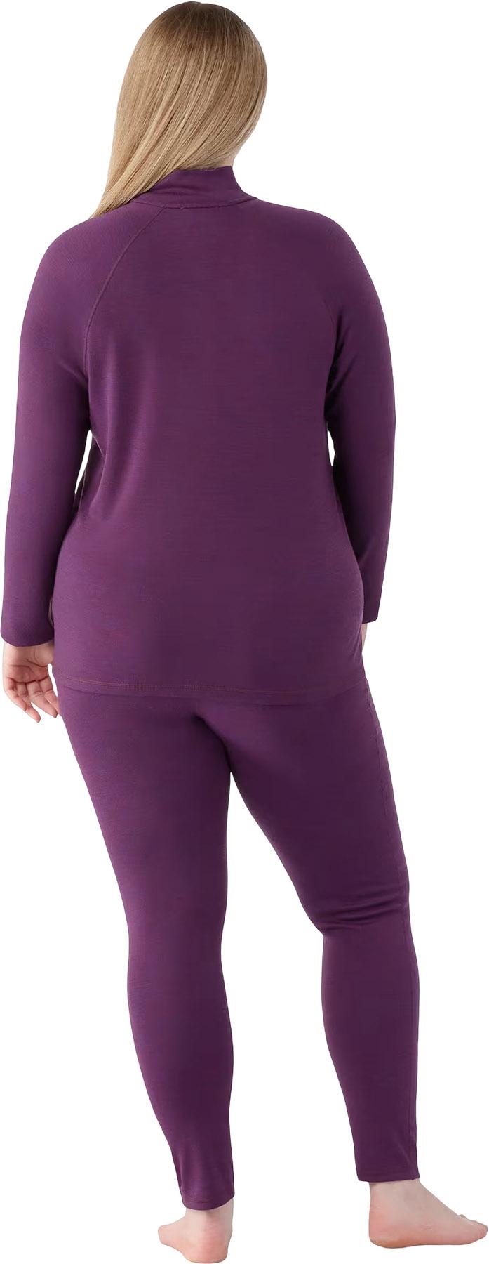Product gallery image number 3 for product Classic Thermal Merino Plus Size 1/4 Zip Base Layer Top - Women's