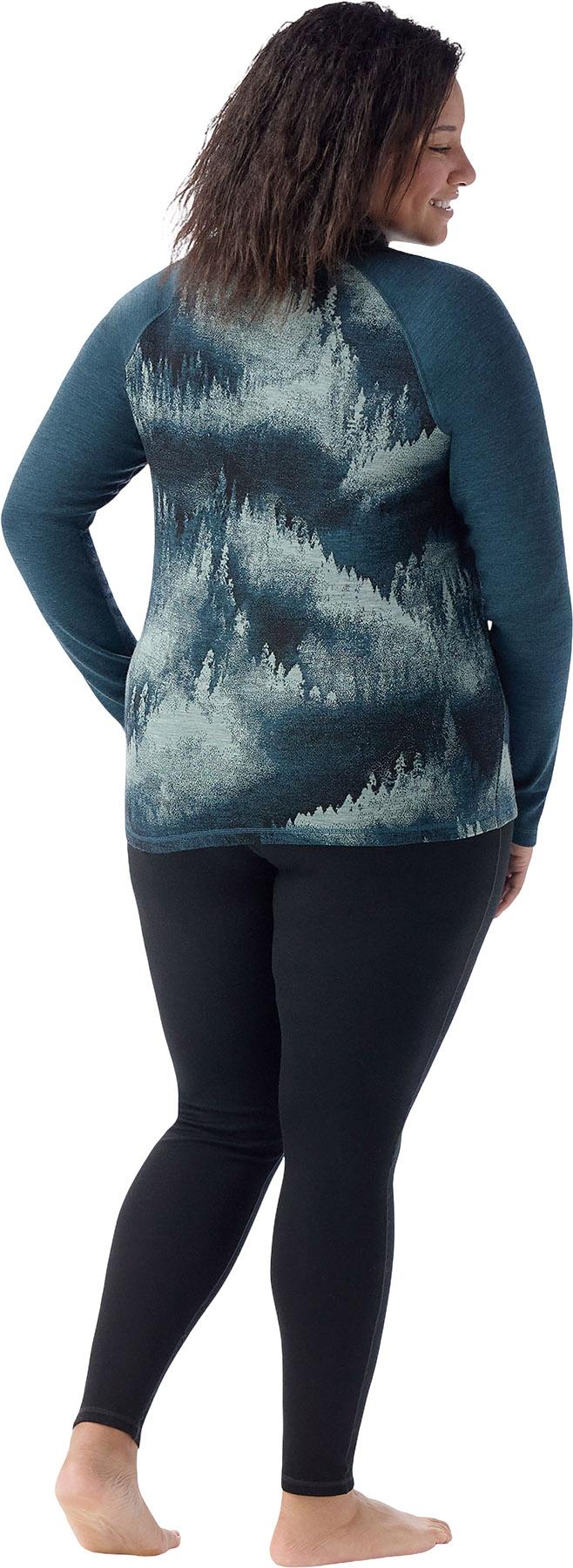 Numéro de l'image de la galerie de produits 2 pour le produit Haut couche de base à glissière 1/4 en mérinos Classic Thermal - Grande taille - Femme