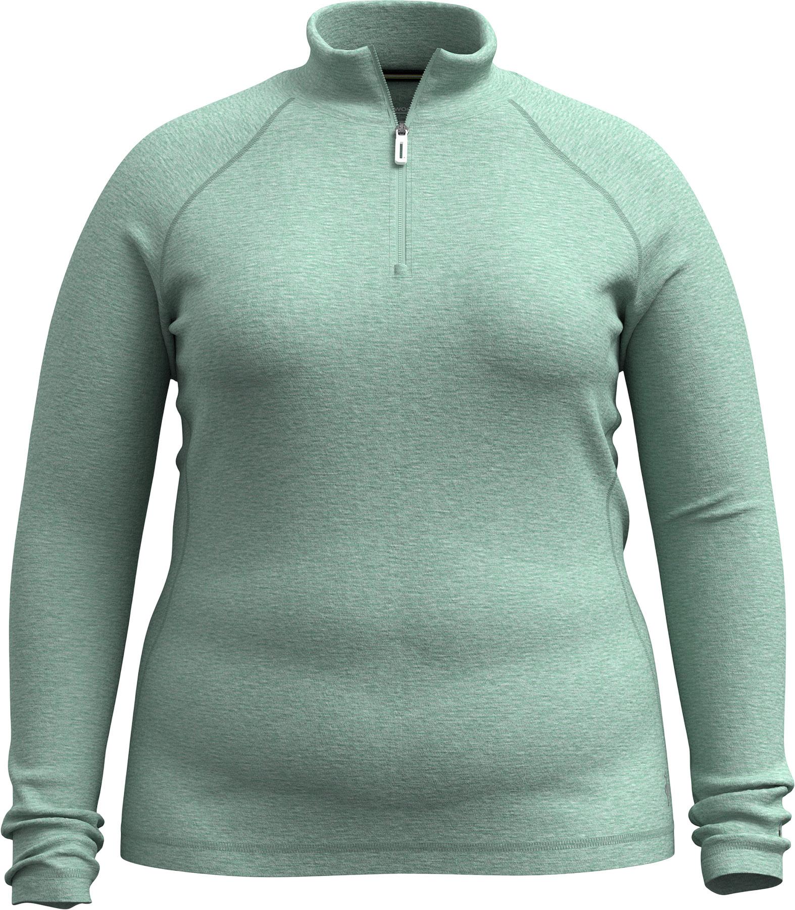 Product gallery image number 1 for product Classic Thermal Merino Plus Size 1/4 Zip Base Layer Top - Women's