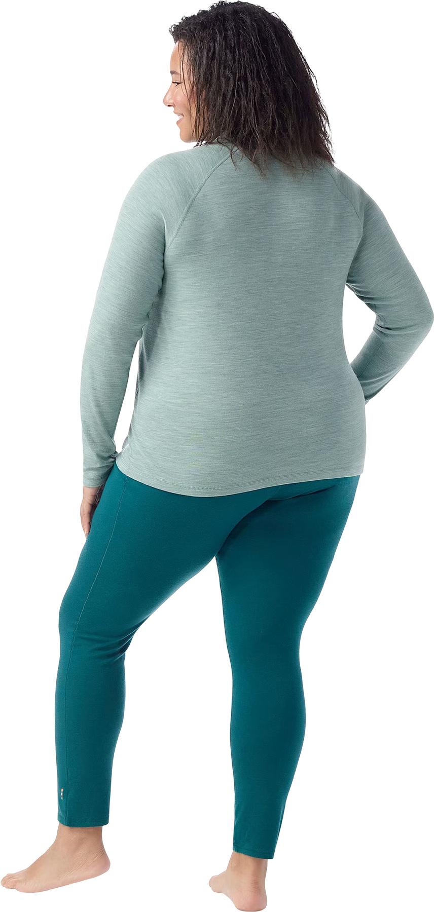 Product gallery image number 2 for product Classic Thermal Merino Plus Size 1/4 Zip Boxed Base Layer Top - Women's