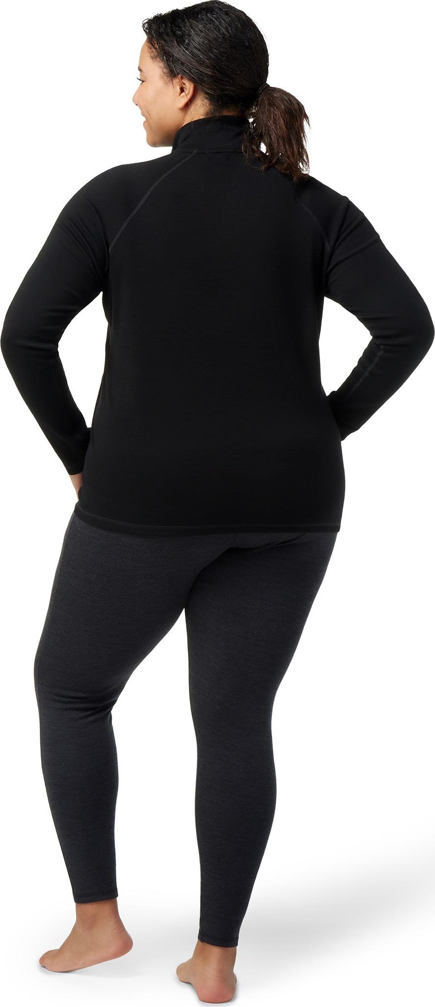 Product gallery image number 2 for product Classic Thermal Merino Plus Size 1/4 Zip Boxed Base Layer Top - Women's 