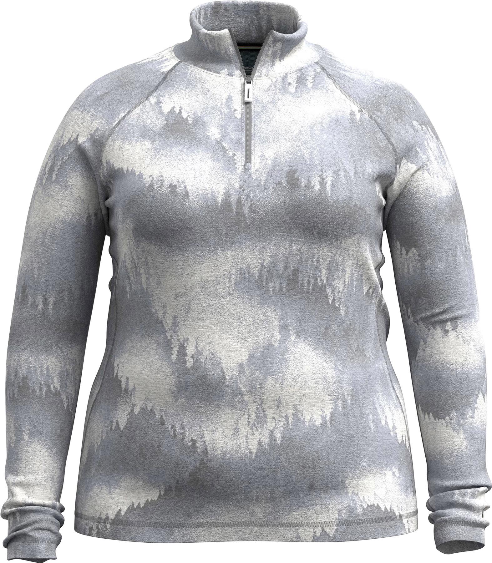 Image de produit pour Couche de base pour le haut à 1/4 Zip en mérinos thermique classique en boîte grande taille - Femme