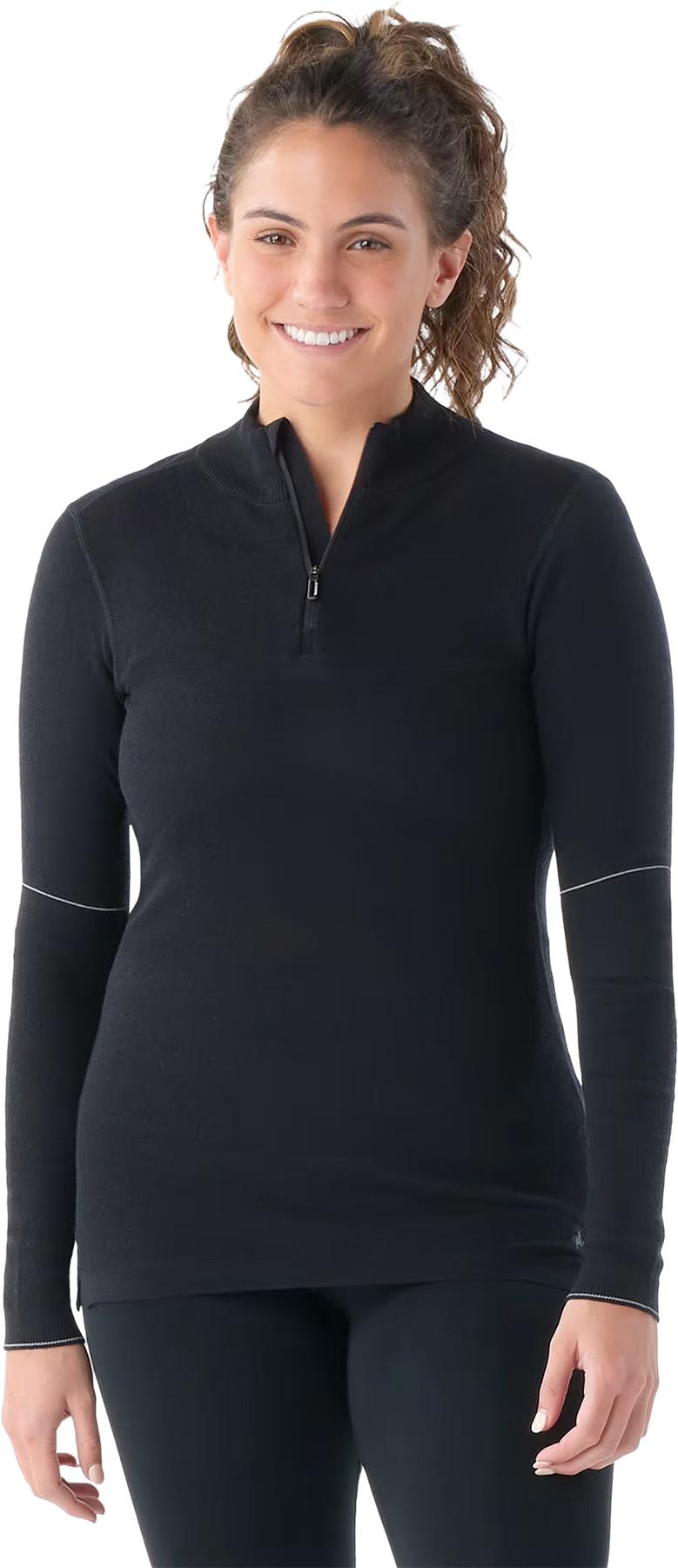 Product gallery image number 3 for product Intraknit Thermal Max Merino 1/4 Zip Base Layer Top - Women's