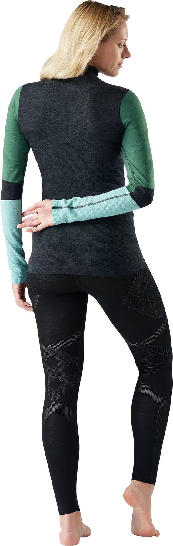 Product gallery image number 2 for product Intraknit Thermal Merino Colorblock 1/4 Zip Base Layer Top - Women's