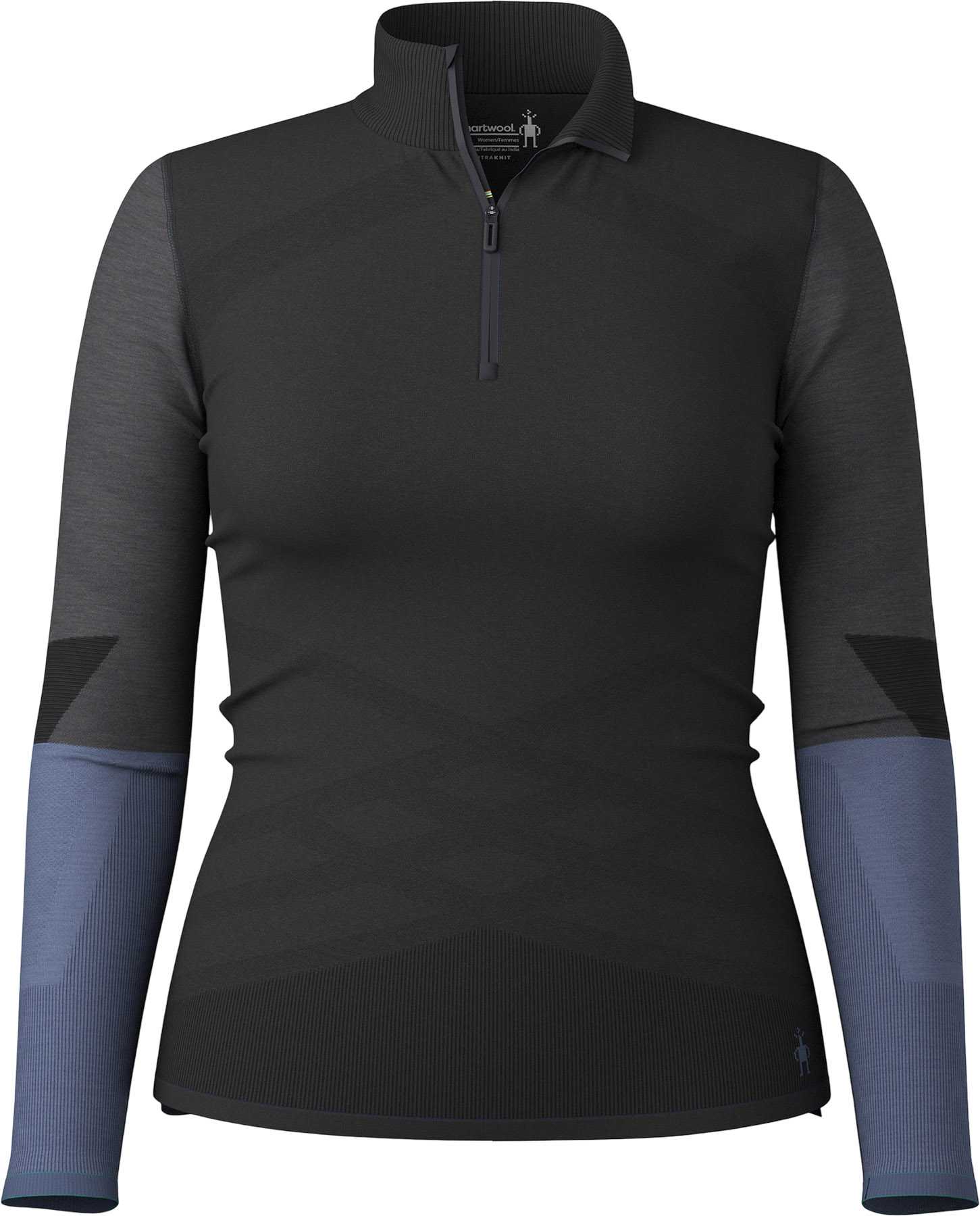 Product image for Intraknit Thermal Merino Colorblock 1/4 Zip Base Layer Top - Women's 