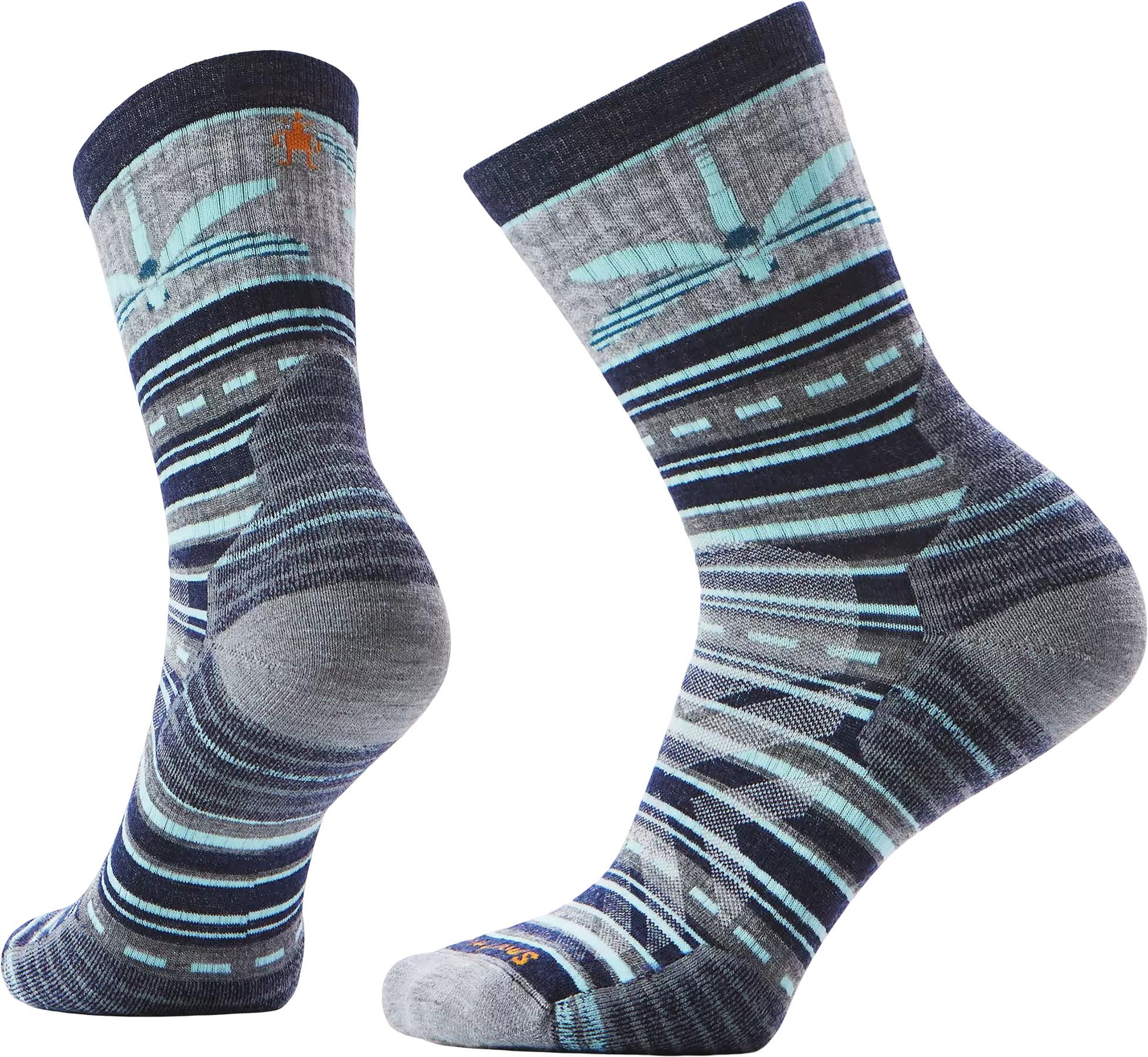 Product image for Hike Targeted Cushion Dragon Stitch Mid Crew Socks - Women's