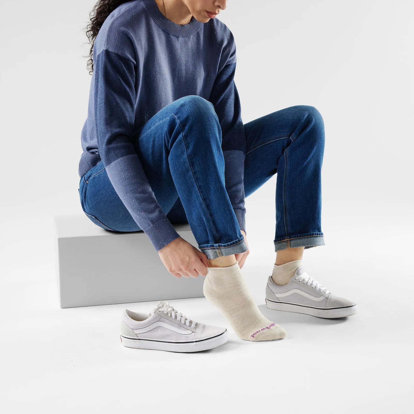 Numéro de l'image de la galerie de produits 2 pour le produit Socquette de tous les jours Roll Top - Femme