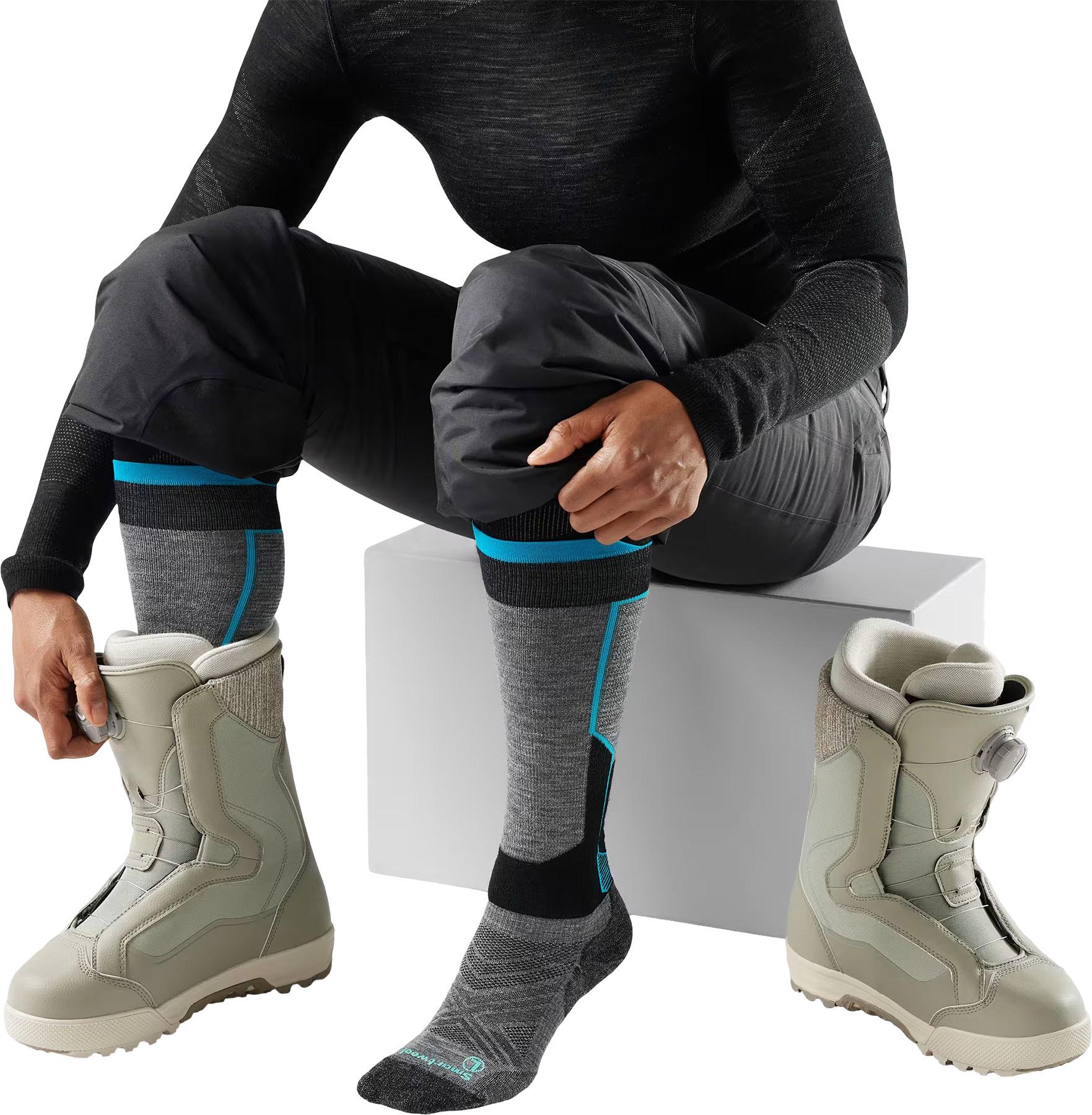 Product gallery image number 2 for product INTRAKNIT Snowboard Targeted Cushion Over The Calf Socks - Women's