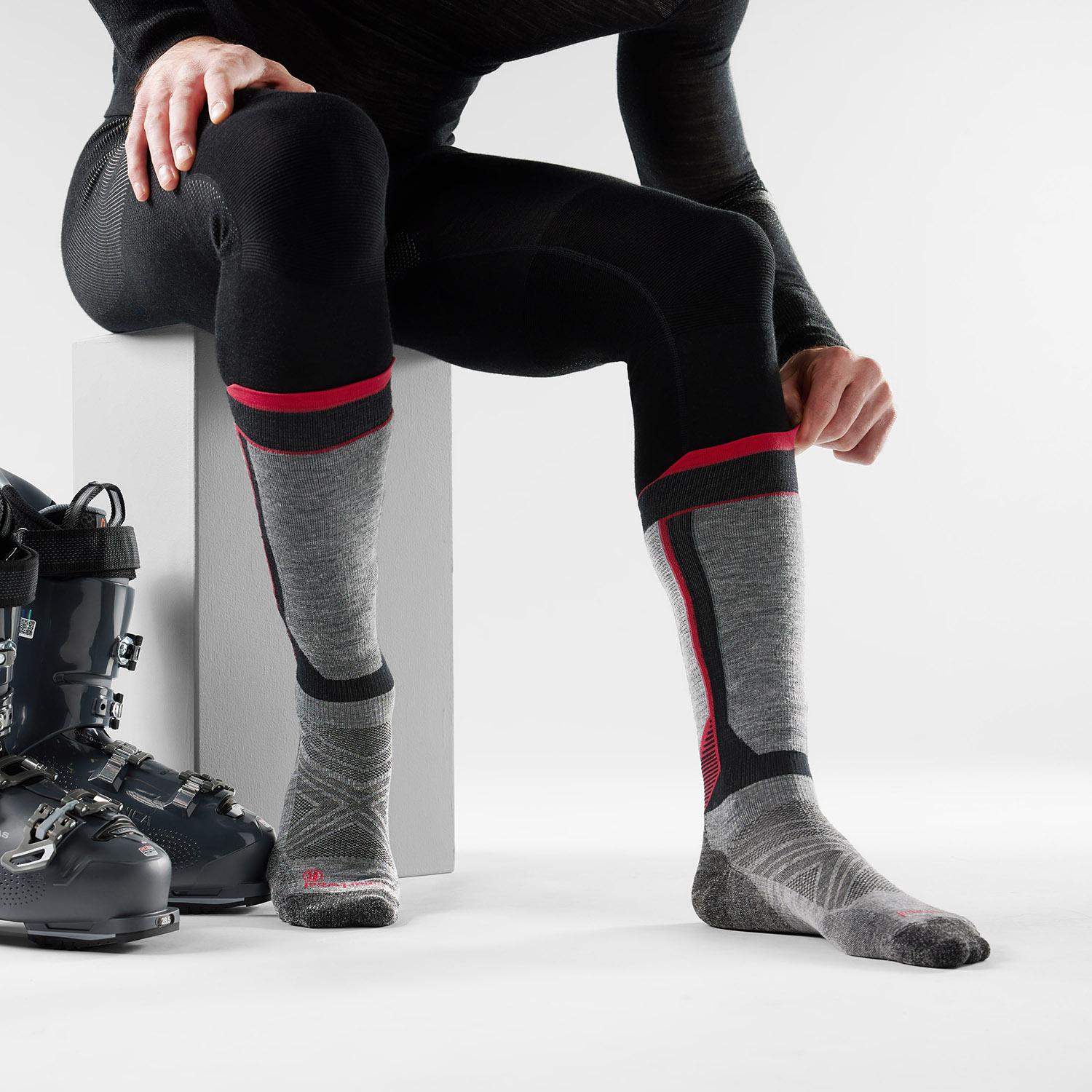 Product gallery image number 2 for product INTRAKNIT Ski Targeted Cushion Over The Calf Socks - Men's