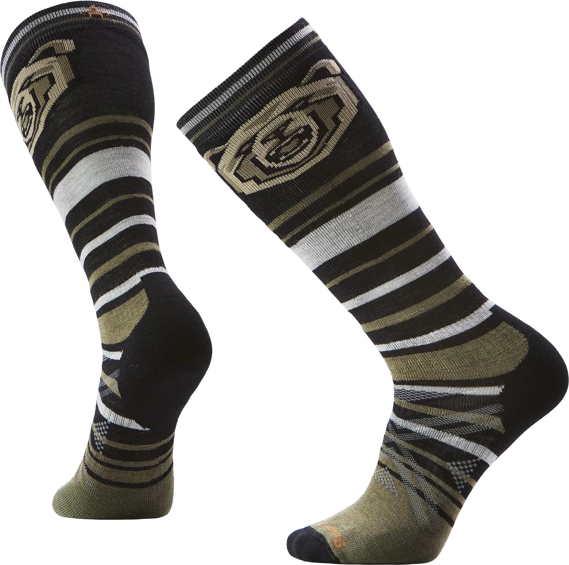 Product gallery image number 1 for product Ski Growling Grizzly Full Cushion Over The Calf Socks - Unisex