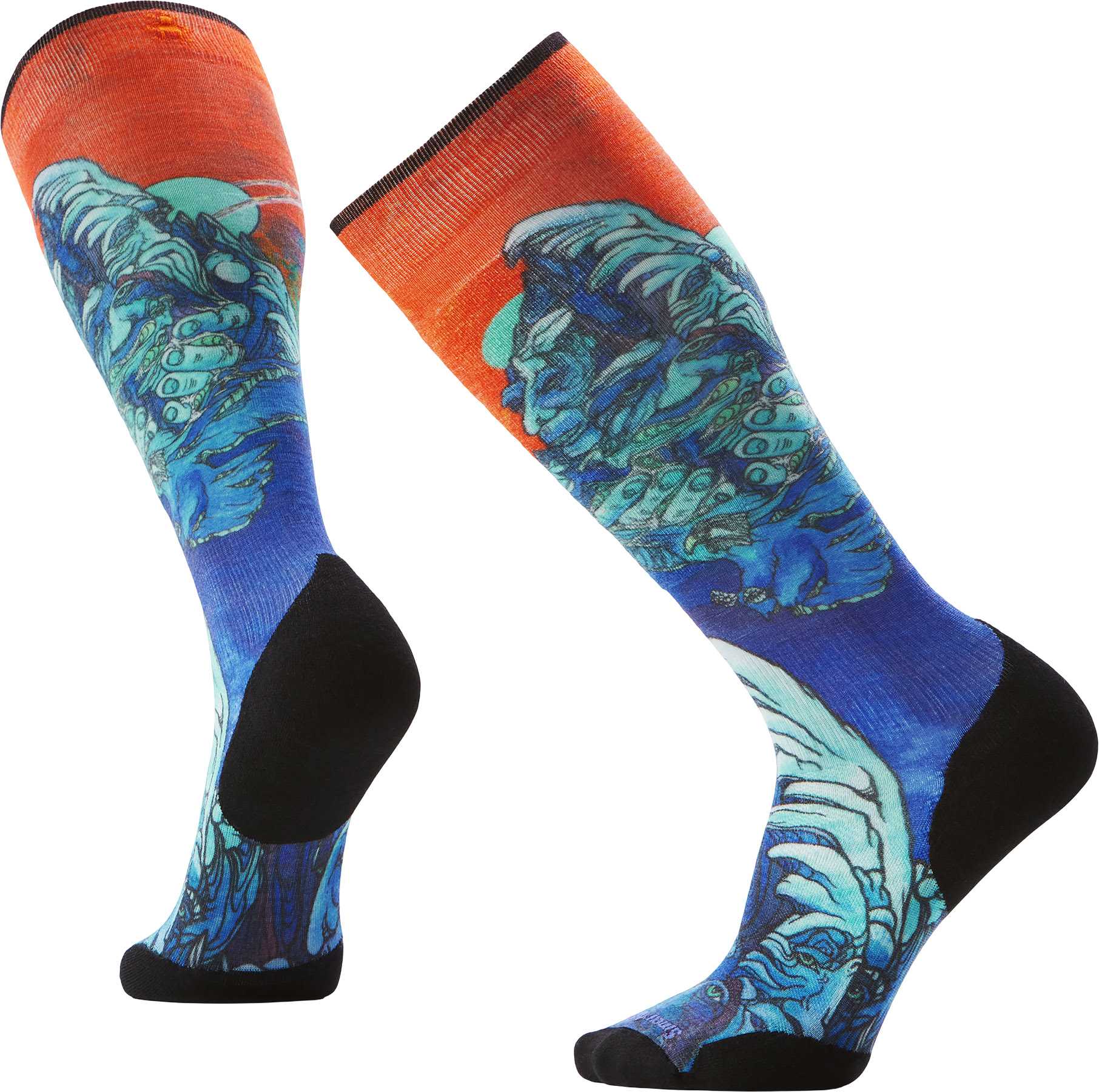 Product image for Ski Winter Haze Print Over The Calf Socks - Men's