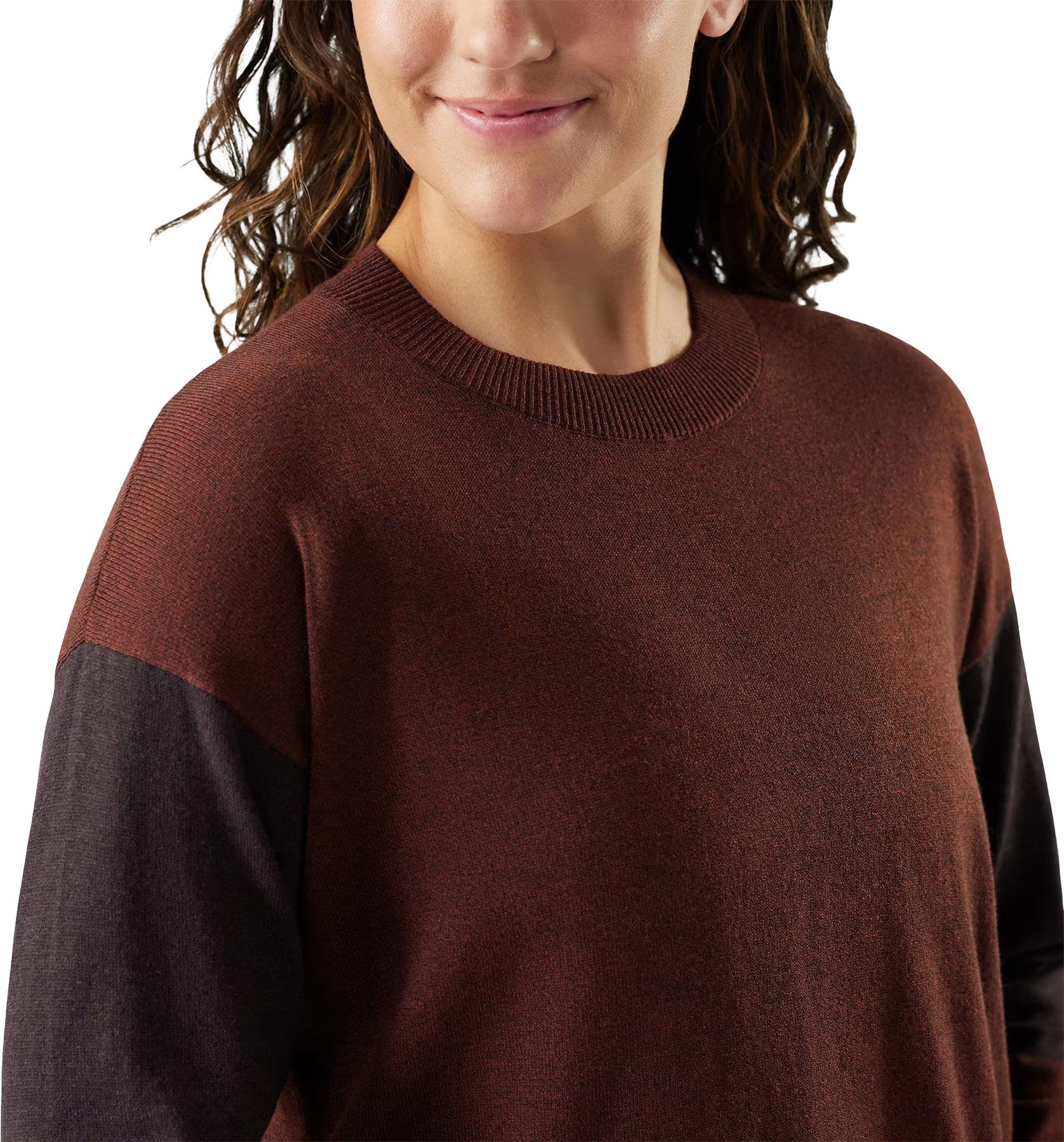 Product gallery image number 4 for product Edgewood Colorblock Crew Neck Sweater - Women's