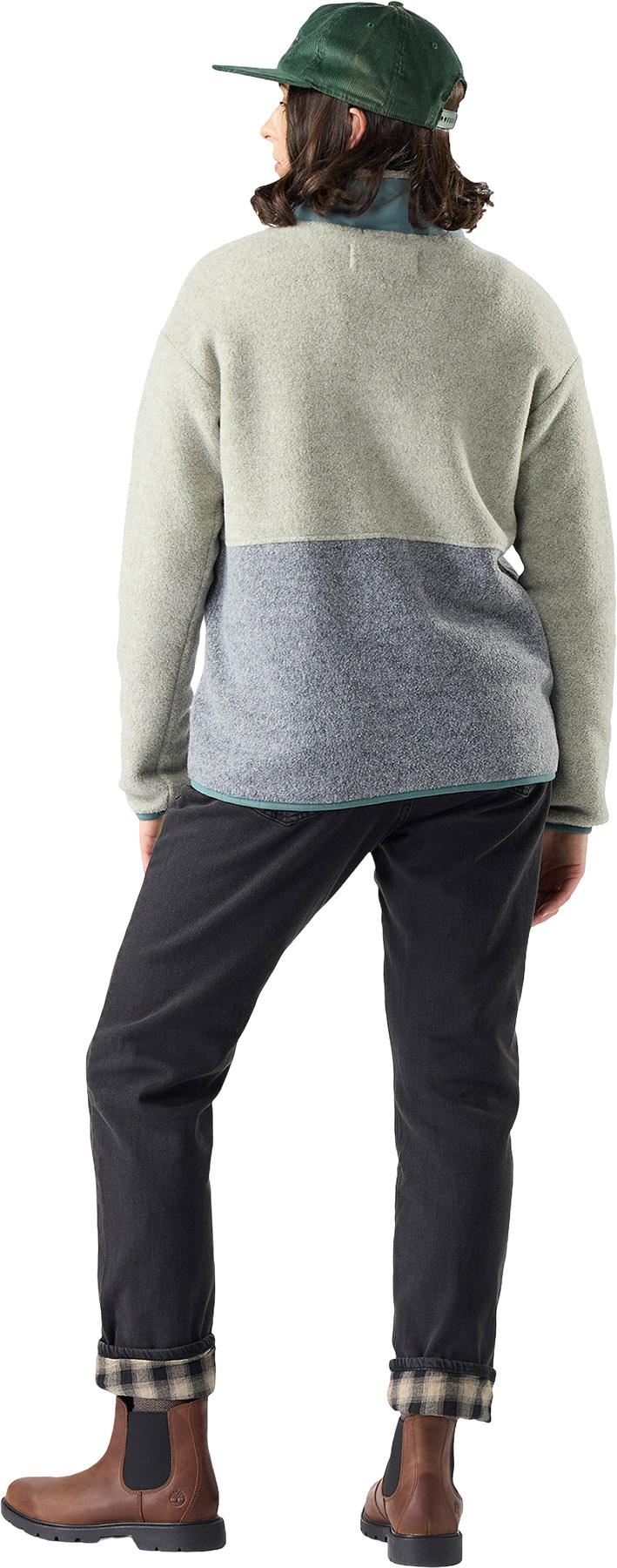 Numéro de l'image de la galerie de produits 2 pour le produit Manteau en molleton Second Cut - Femme