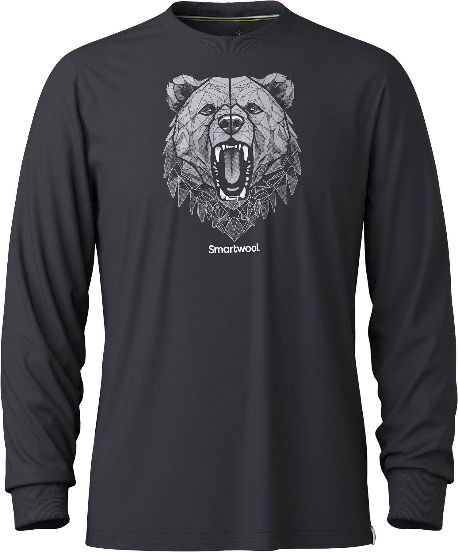 Product gallery image number 1 for product Geometric Bear Long Sleeve Graphic T-Shirt - Men's