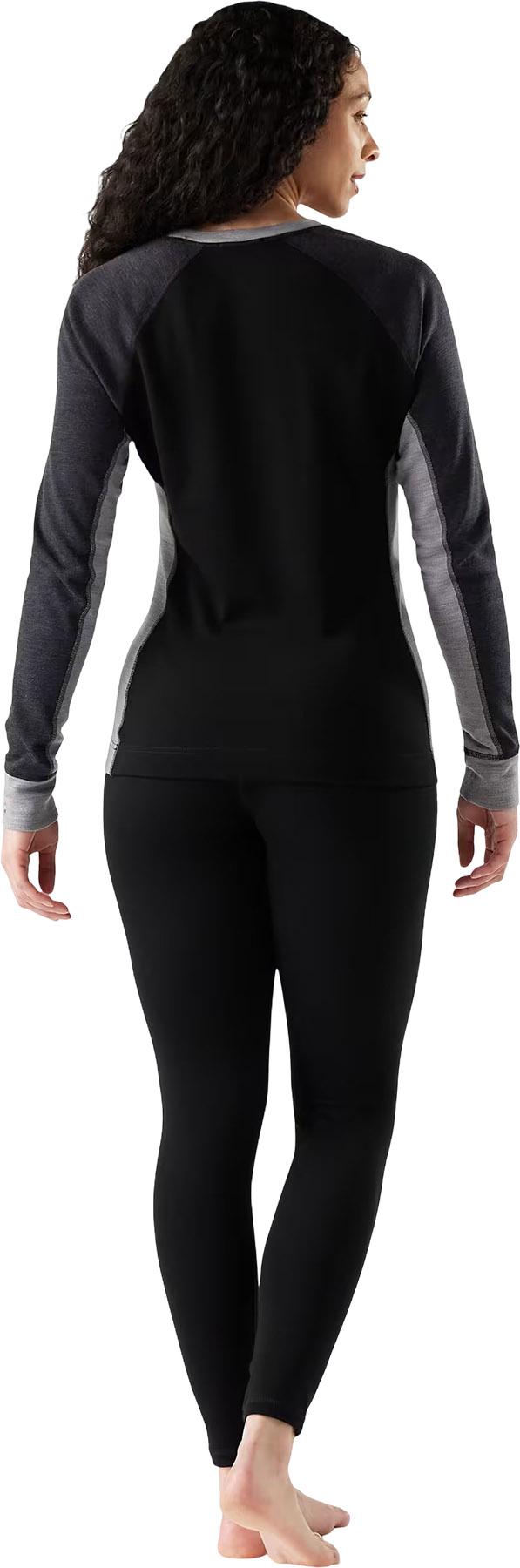 Product gallery image number 2 for product Classic Thermal Merino Colorblock Boxed Crew Neck Base Layer Top - Women's
