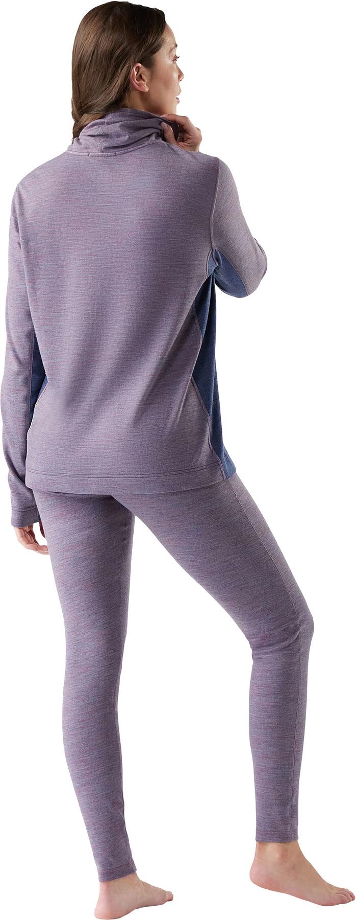 Product gallery image number 2 for product Couche de base pour le haut classique à col montant en mérinos thermique - Femme