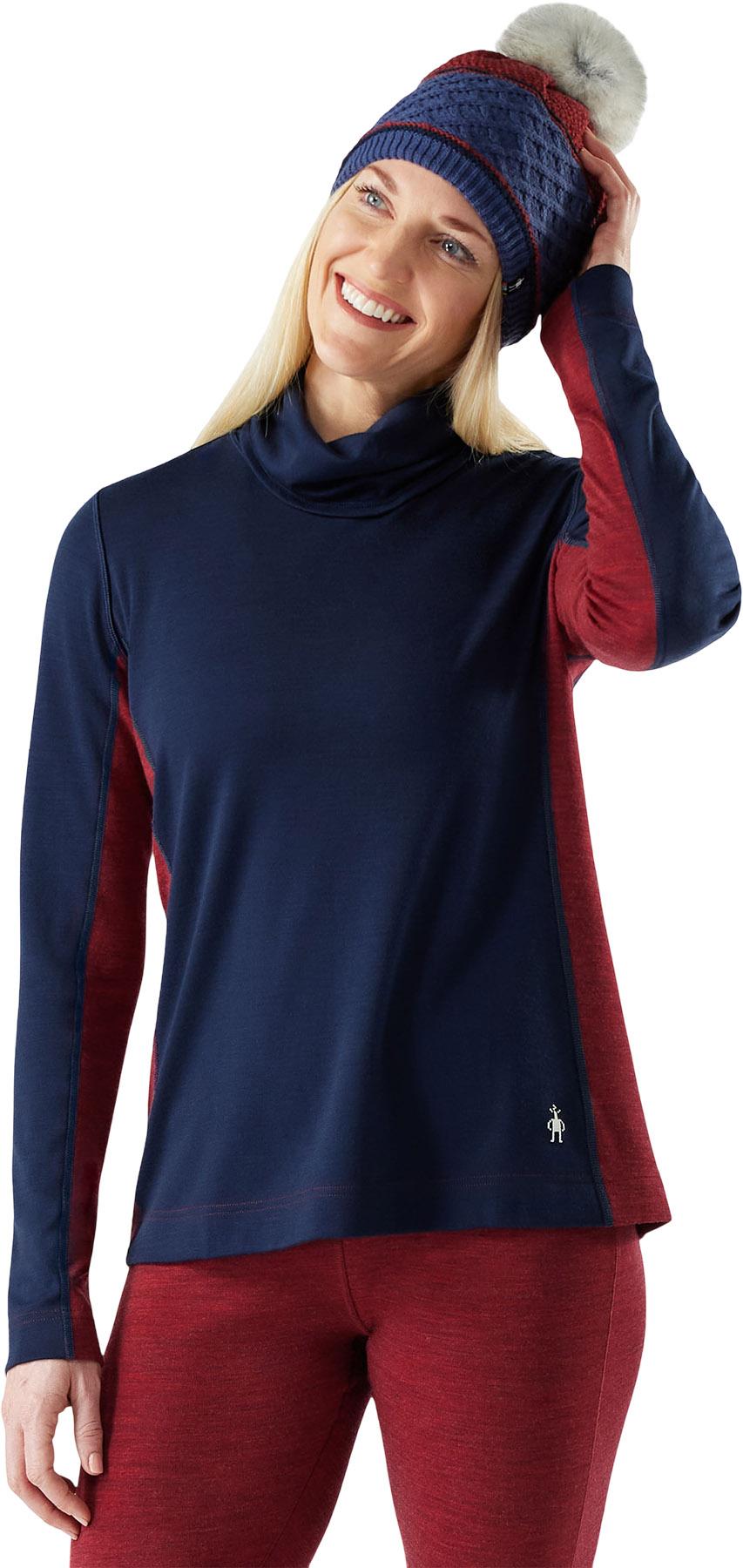 Product gallery image number 3 for product Classic Thermal Merino Mock Neck Base Layer Top - Women's