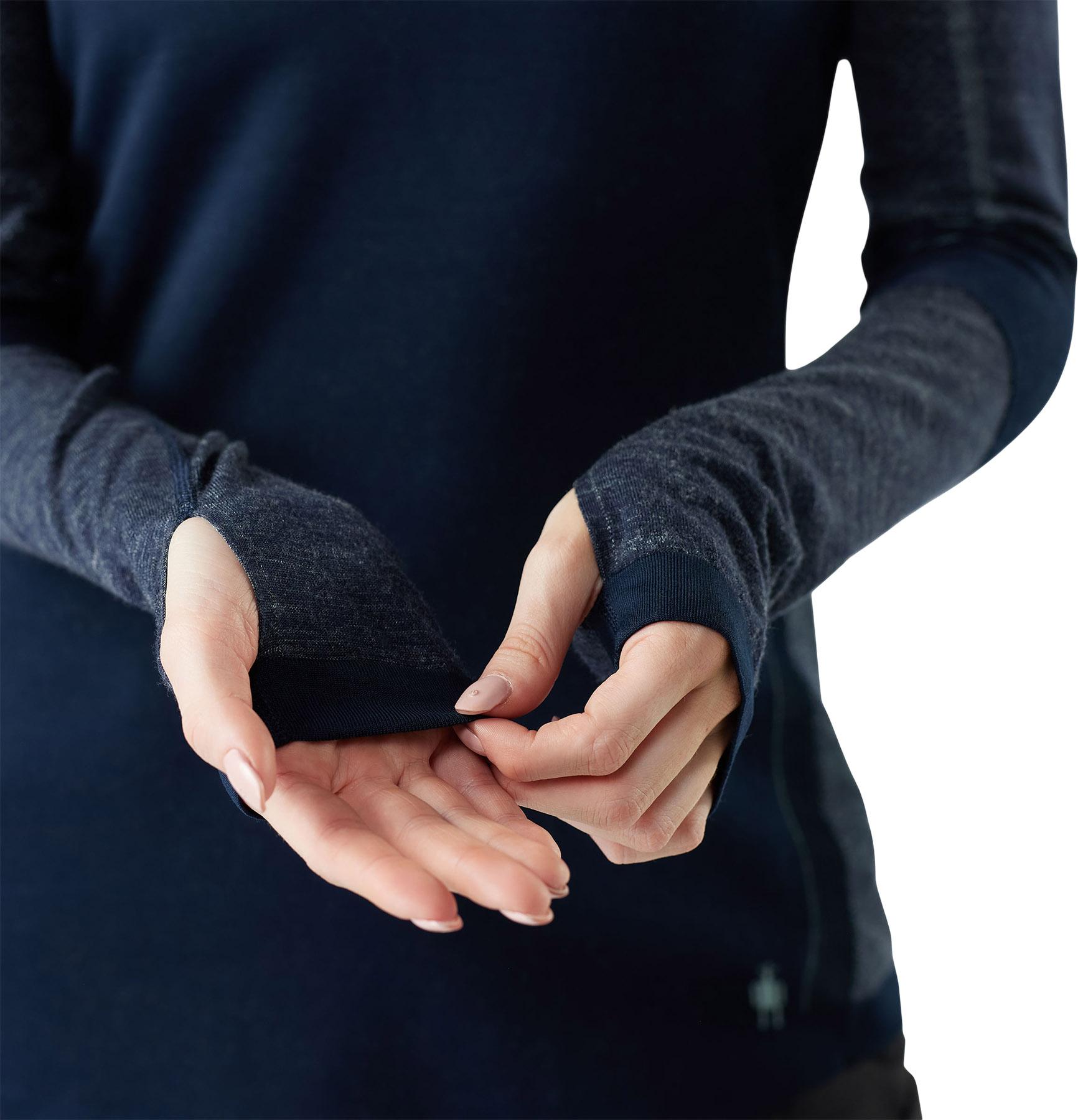 Numéro de l'image de la galerie de produits 4 pour le produit Chandail à capuchon couche de base en mérinos Intraknit Thermal - Femme