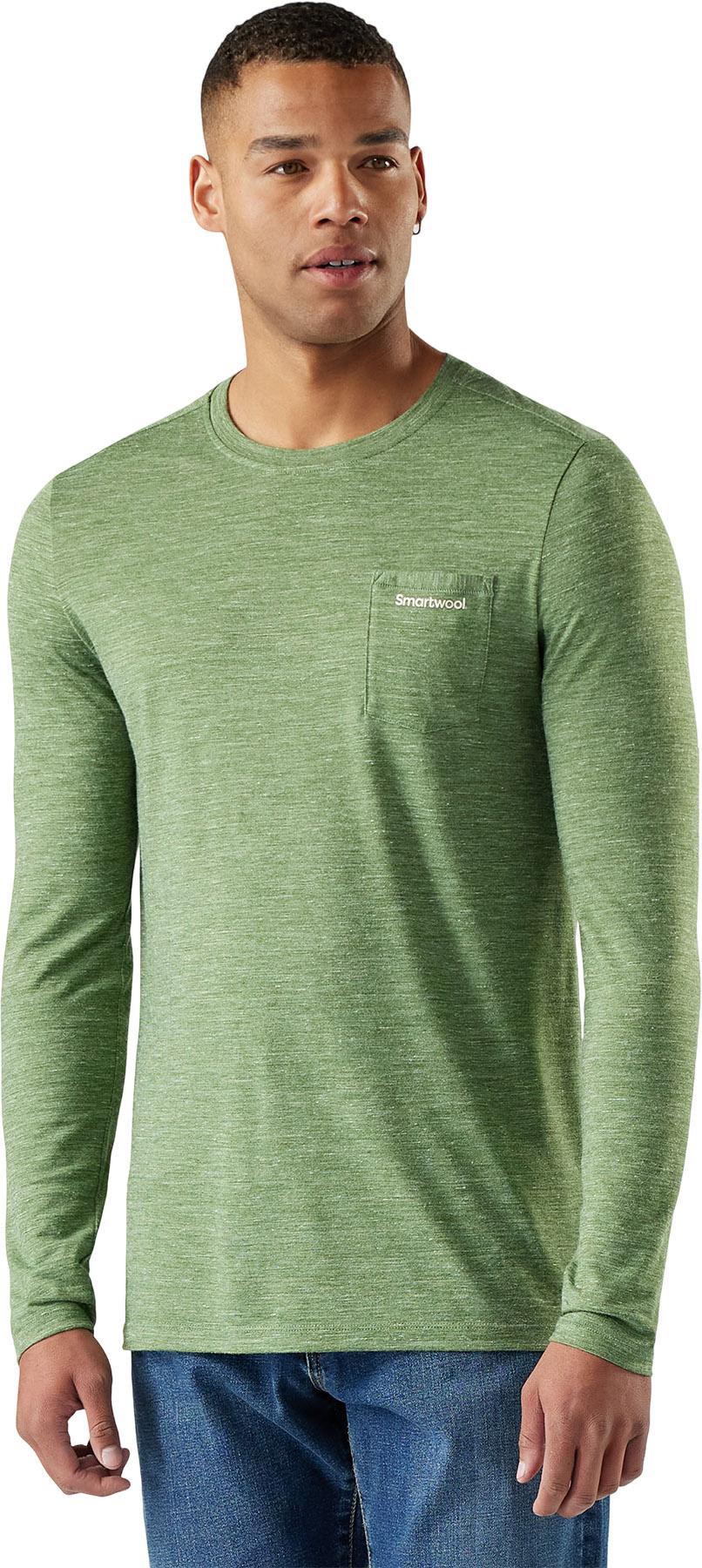 Product gallery image number 3 for product Gear Up Merino Hemp Blend Long Sleeve Graphic T-Shirt - Men's