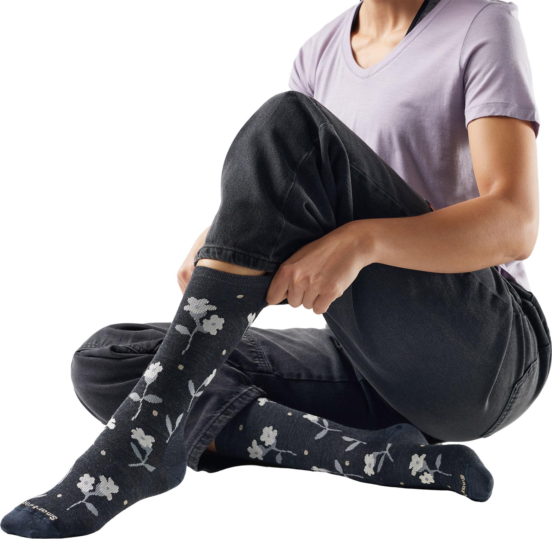 Product gallery image number 2 for product Everyday Garden Gala Crew Socks - Women's