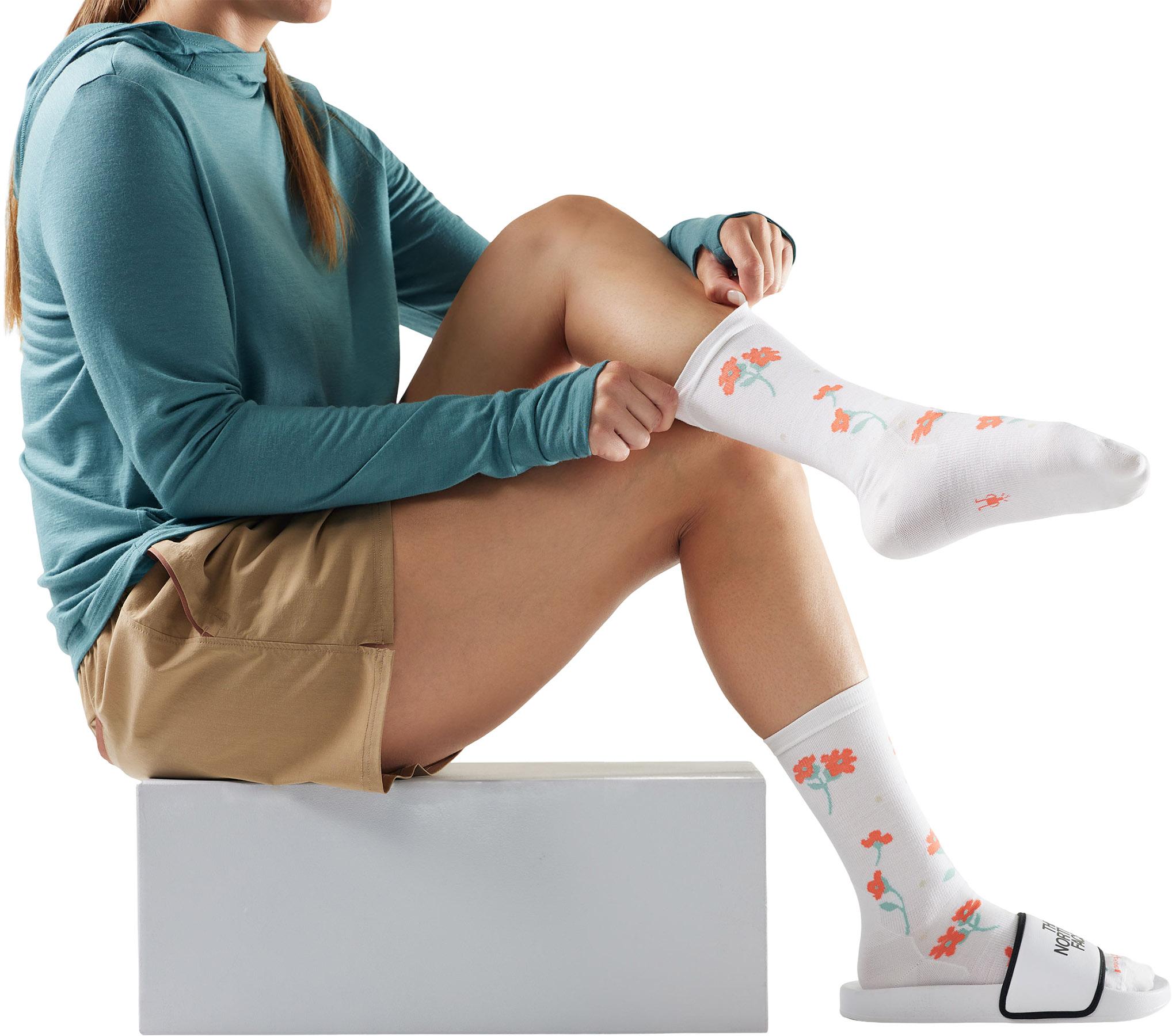 Product gallery image number 2 for product Everyday Garden Gala Crew Socks - Women's
