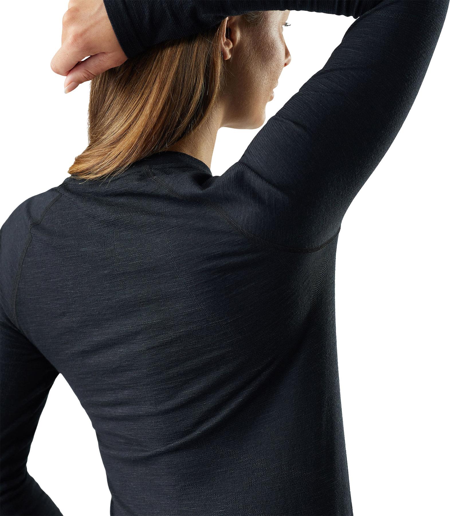 Numéro de l'image de la galerie de produits 3 pour le produit Couche de base pour le haut à col rond en mérinos Intraknit All-Season - Femme