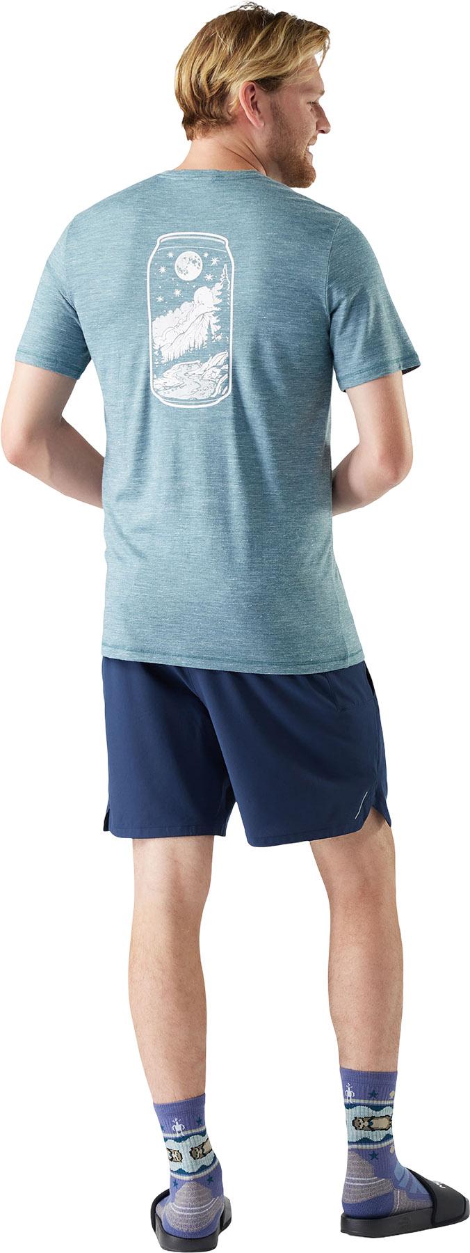 Product gallery image number 2 for product Merino Hemp Blend Peak Pints Short Sleeve Graphic Tee - Men's