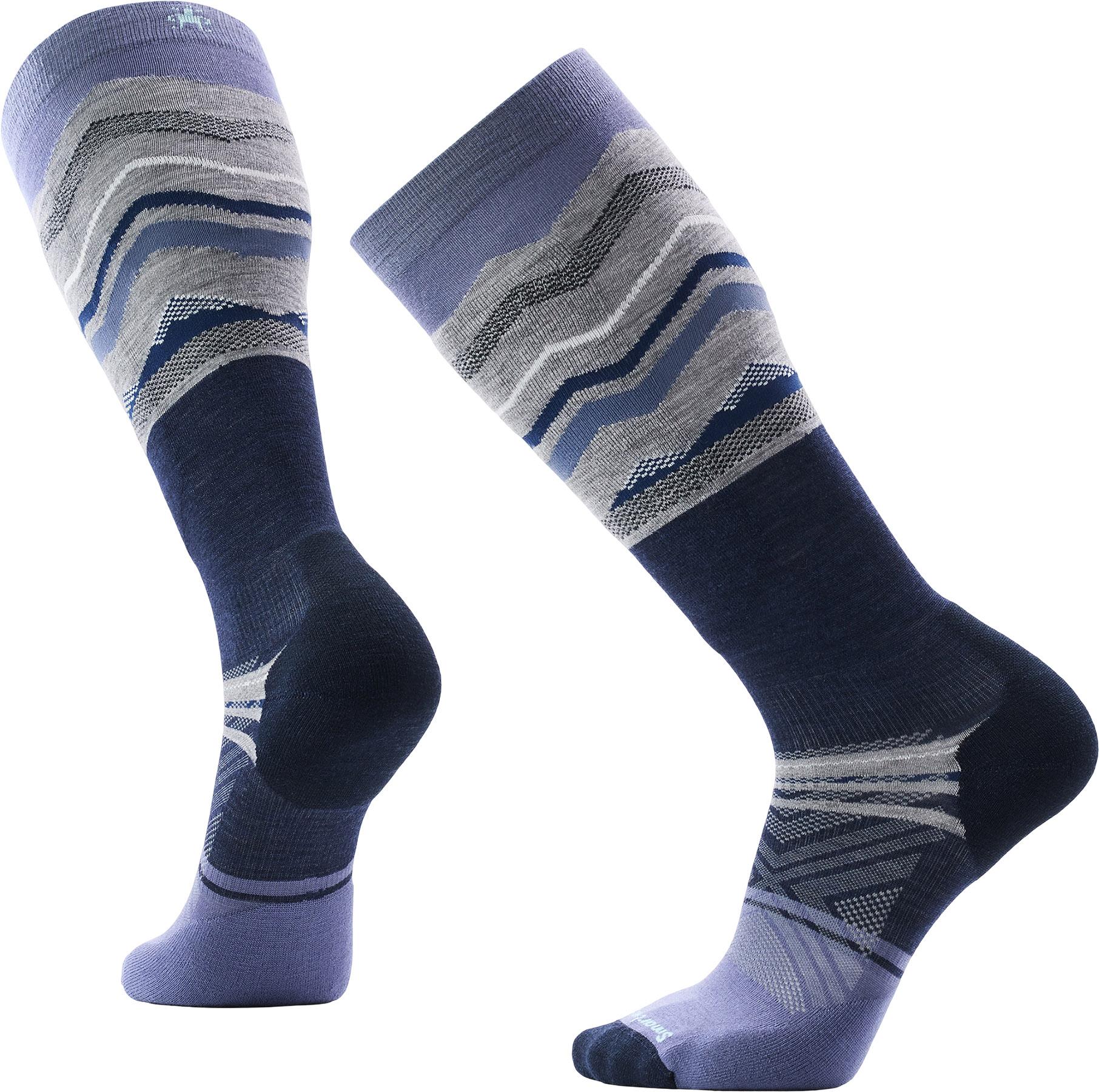 Image de produit pour Chaussettes de ski à matelassage ciblé hauteur genou imprimé Expanding Horizons - Unisexe