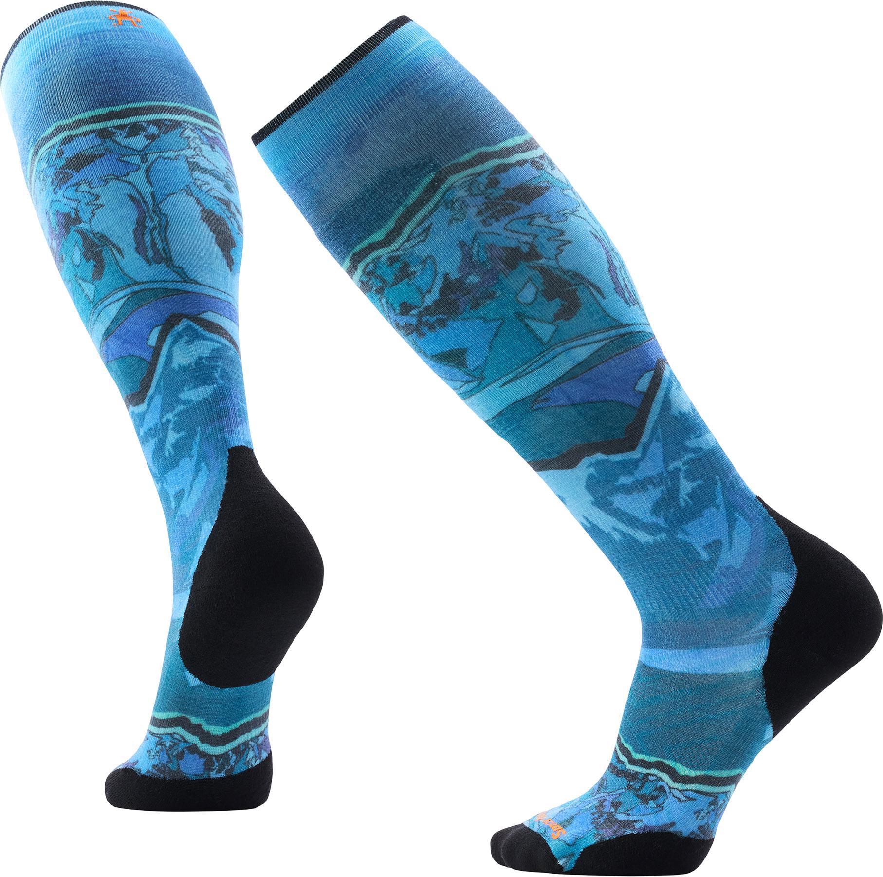 Product image for Ski Targeted Cushion Storm Peak Print OTC Socks