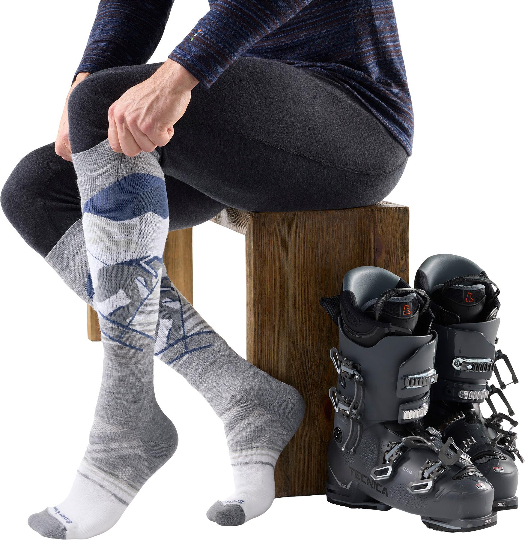 Numéro de l'image de la galerie de produits 2 pour le produit Chaussettes de ski à amorti complet sous-genou Chute the Moon - Unisexe