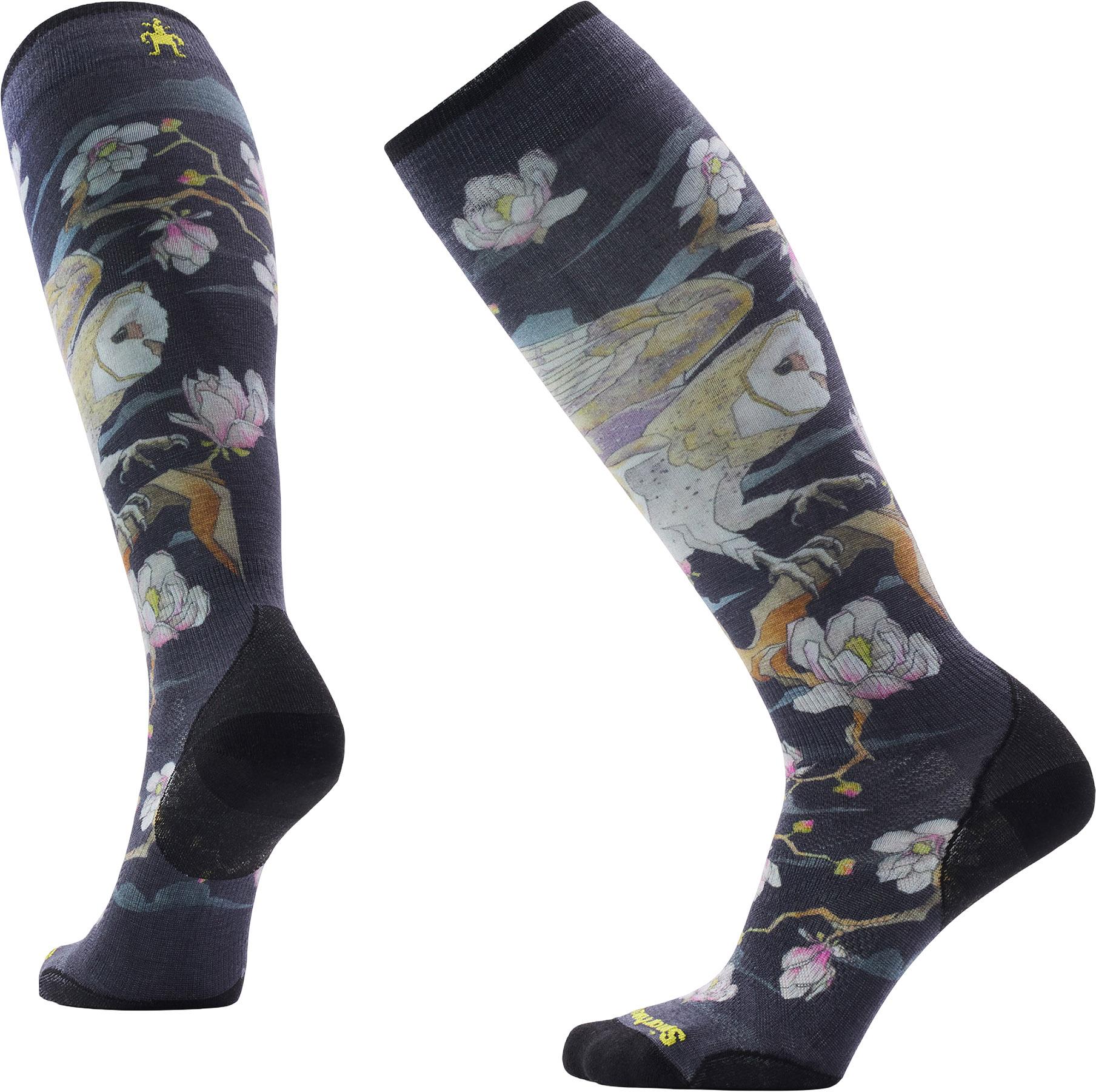 Product image for Ski Zero Cushion Nightwatcher Print OTC Socks - Women's