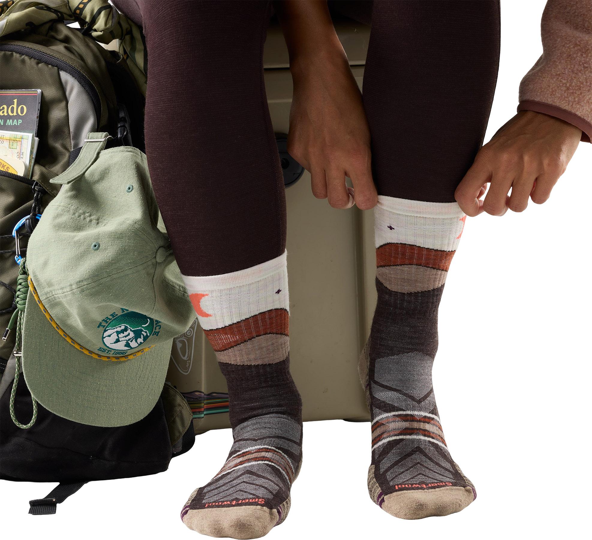 Product gallery image number 2 for product Hike Targeted Cushion Lunar Trek Crew Socks - Women's