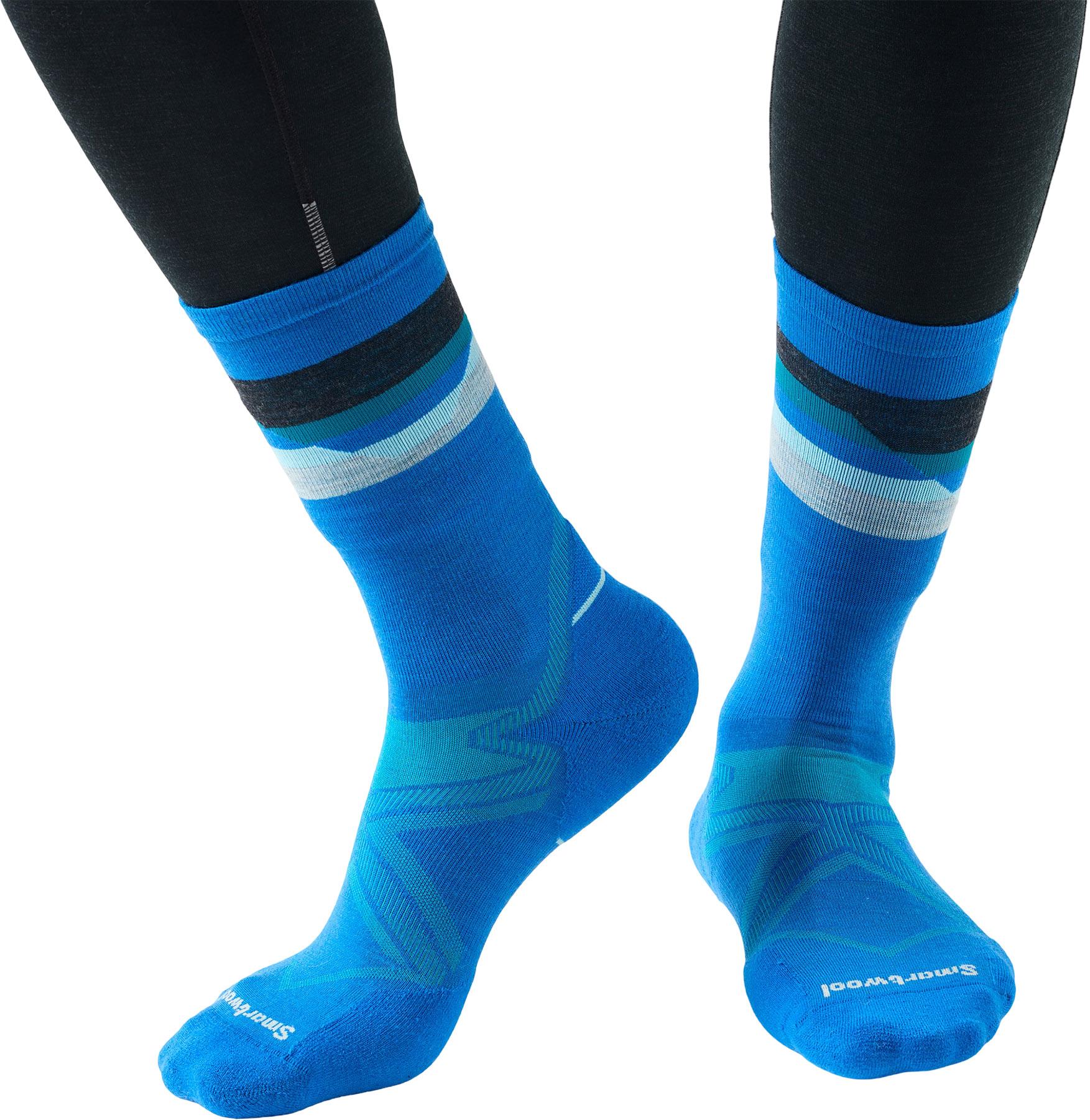 Numéro de l'image de la galerie de produits 2 pour le produit Chaussettes de course mi-mollet pour temps froid à coussin ciblé Horizons - Homme