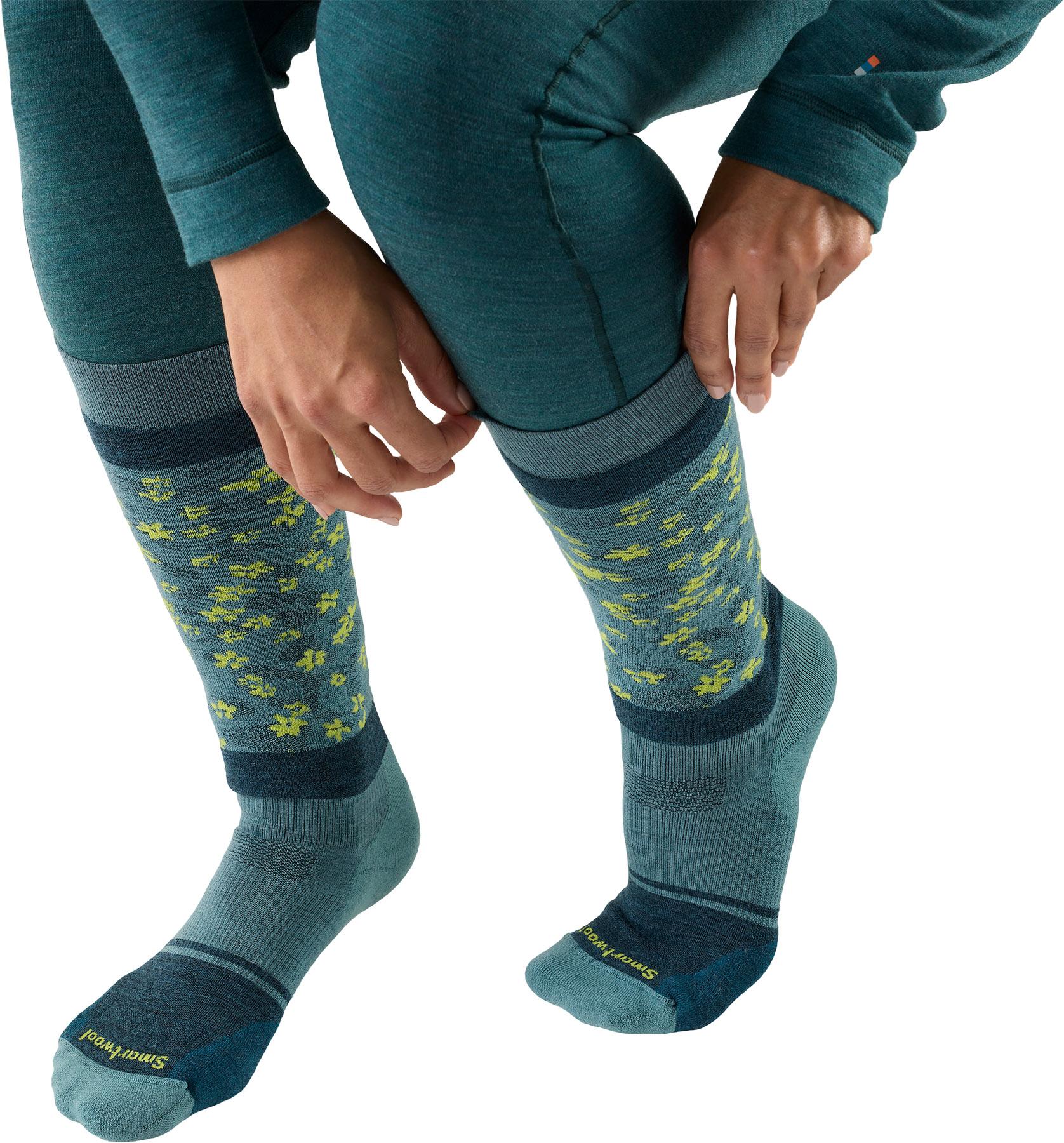 Product gallery image number 2 for product Snowboard Targeted Cushion Wild Blossom OTC Socks - Women's