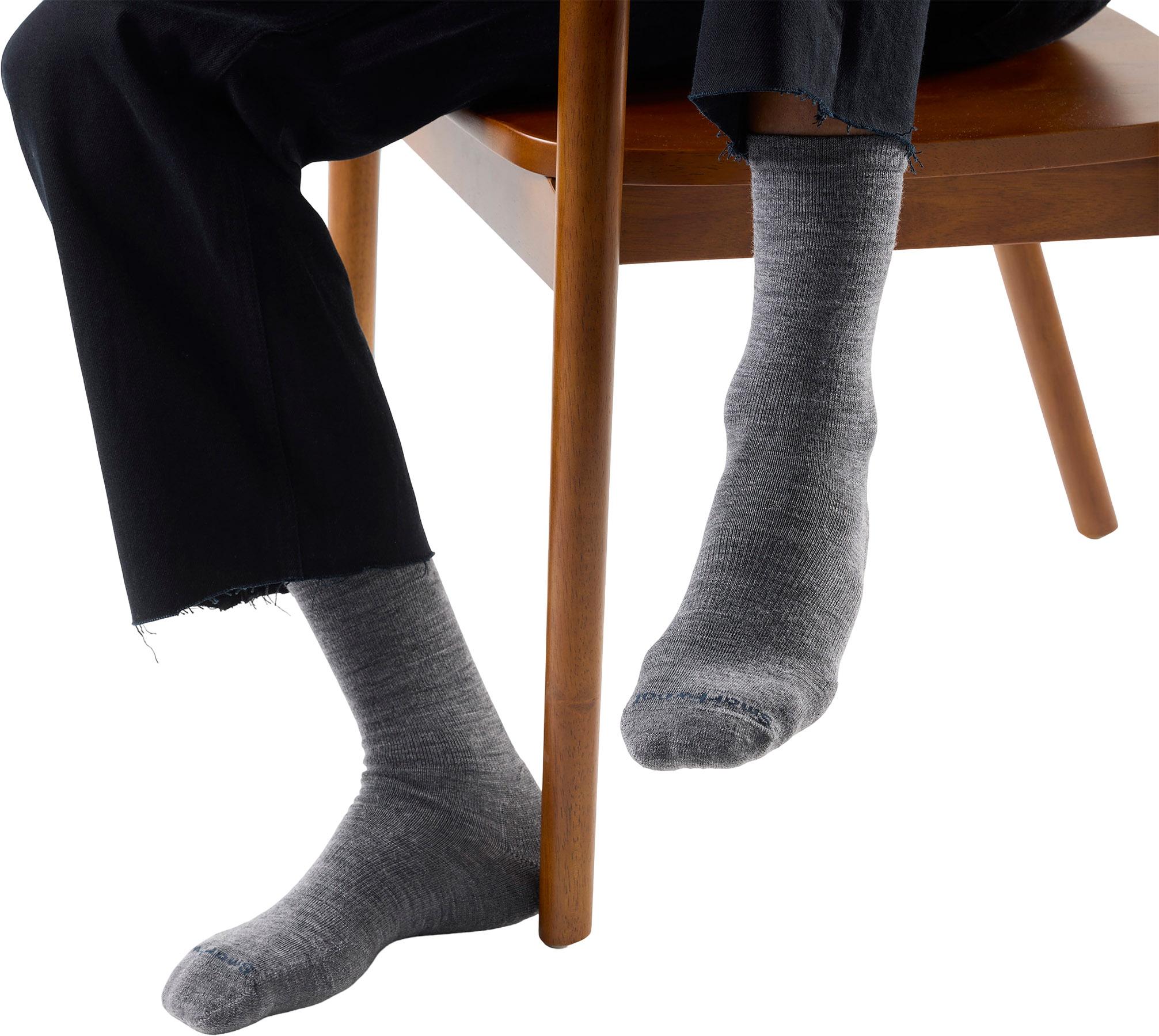 Product gallery image number 2 for product Everyday Solid Rib Crew Socks - Men's
