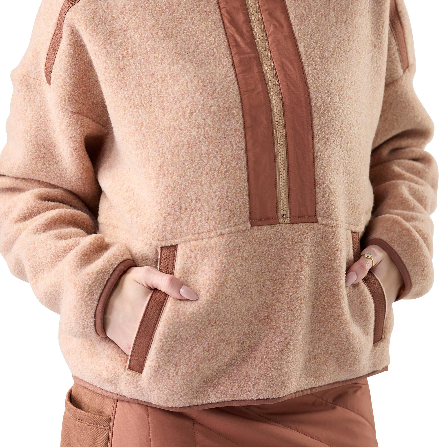 Numéro de l'image de la galerie de produits 3 pour le produit Haut en molleton Second Cut à demi-glissière - Femme
