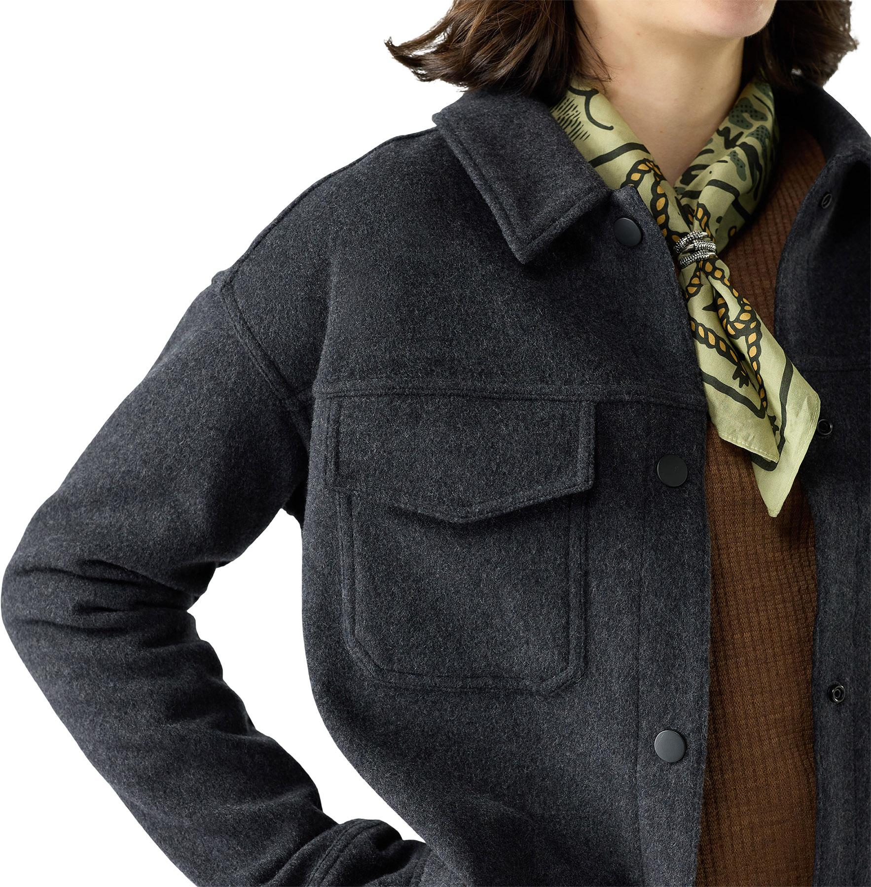 Product gallery image number 3 for product Anchor Line Cropped Shirt Jacket - Women's