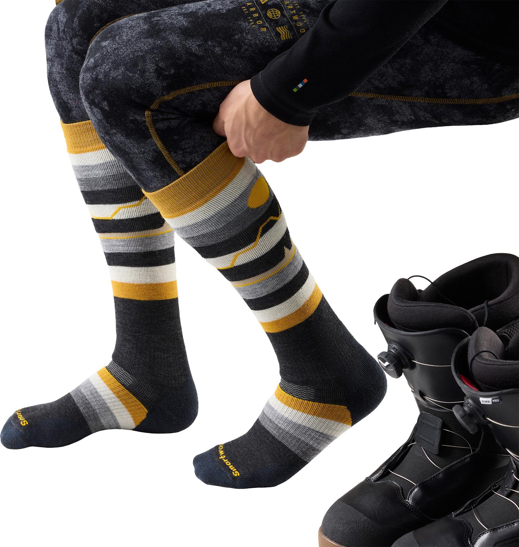 Numéro de l'image de la galerie de produits 2 pour le produit Chaussettes de planche à neige à amorti complet sous-genou Cold Canyon - Unisexe