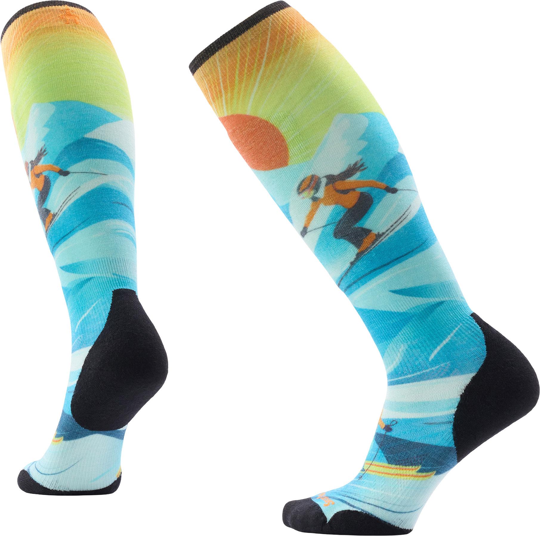 Product image for Ski Targeted Cushion Steep Days Print OTC Socks - Women's