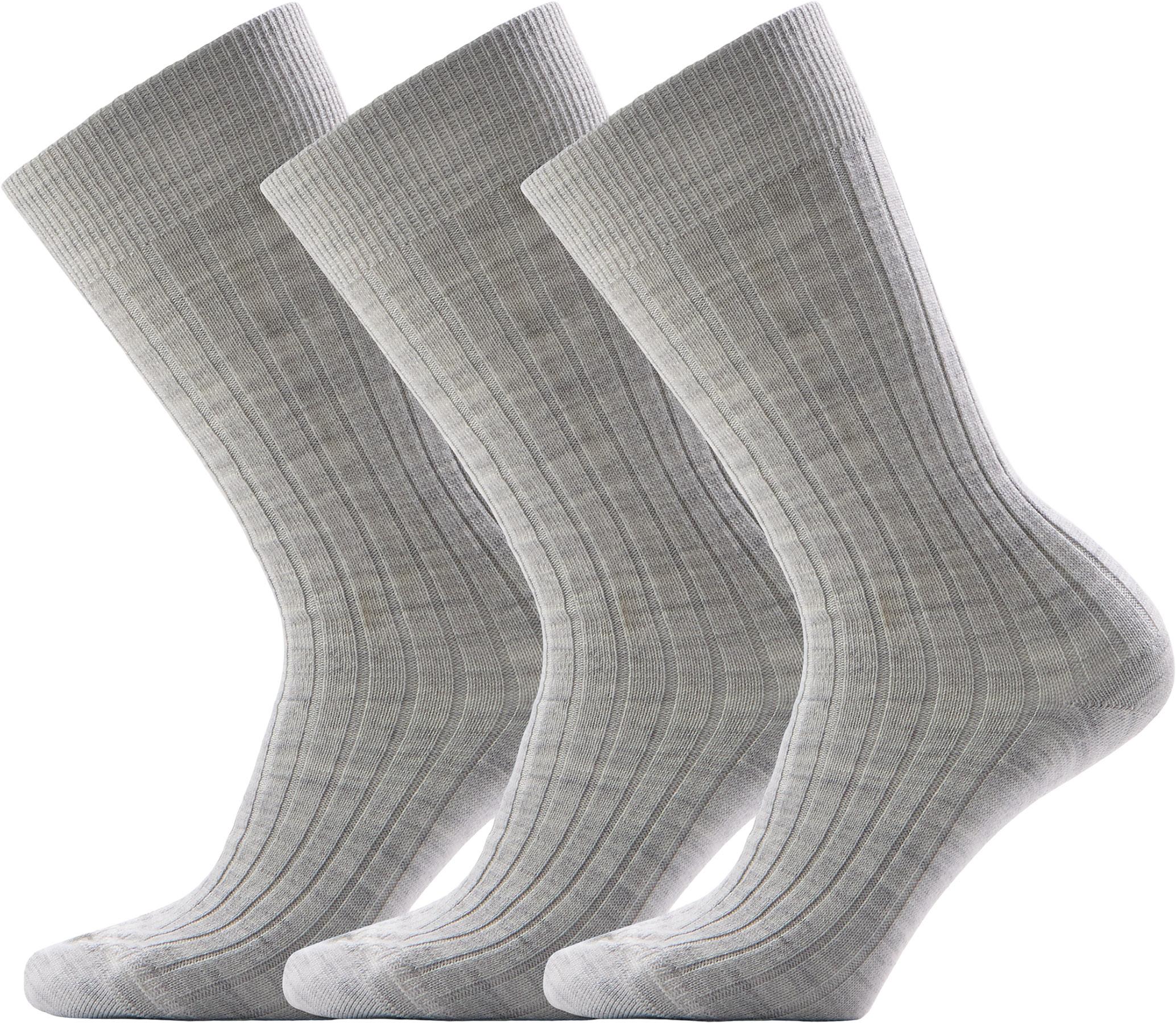 Image de produit pour Chaussettes hautes côtelées à revers ample Everyday Paquet de 3 - Femme