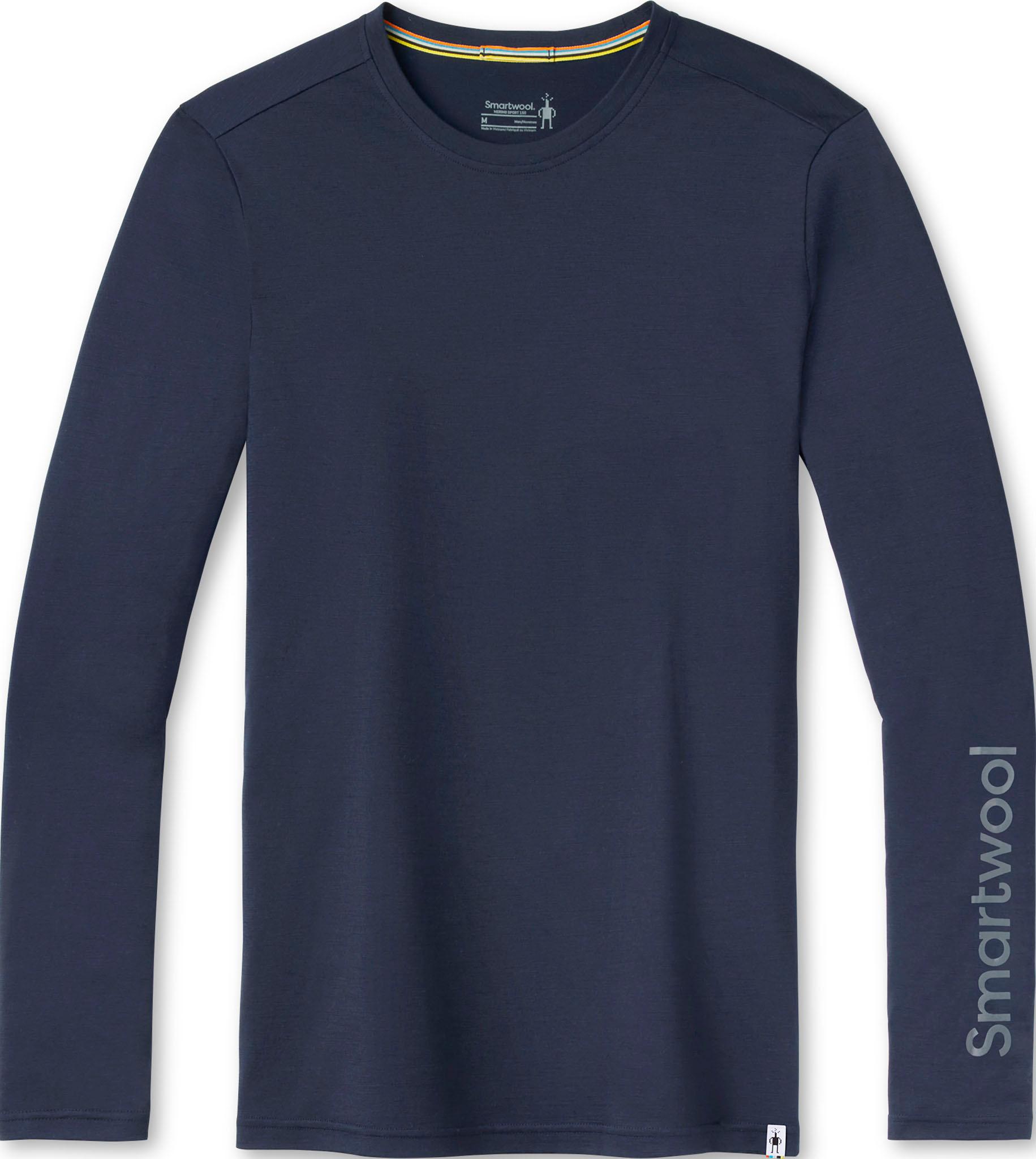 Product image for Merino Sport 150 Logo Long Sleeve Graphic Tee - Men’s