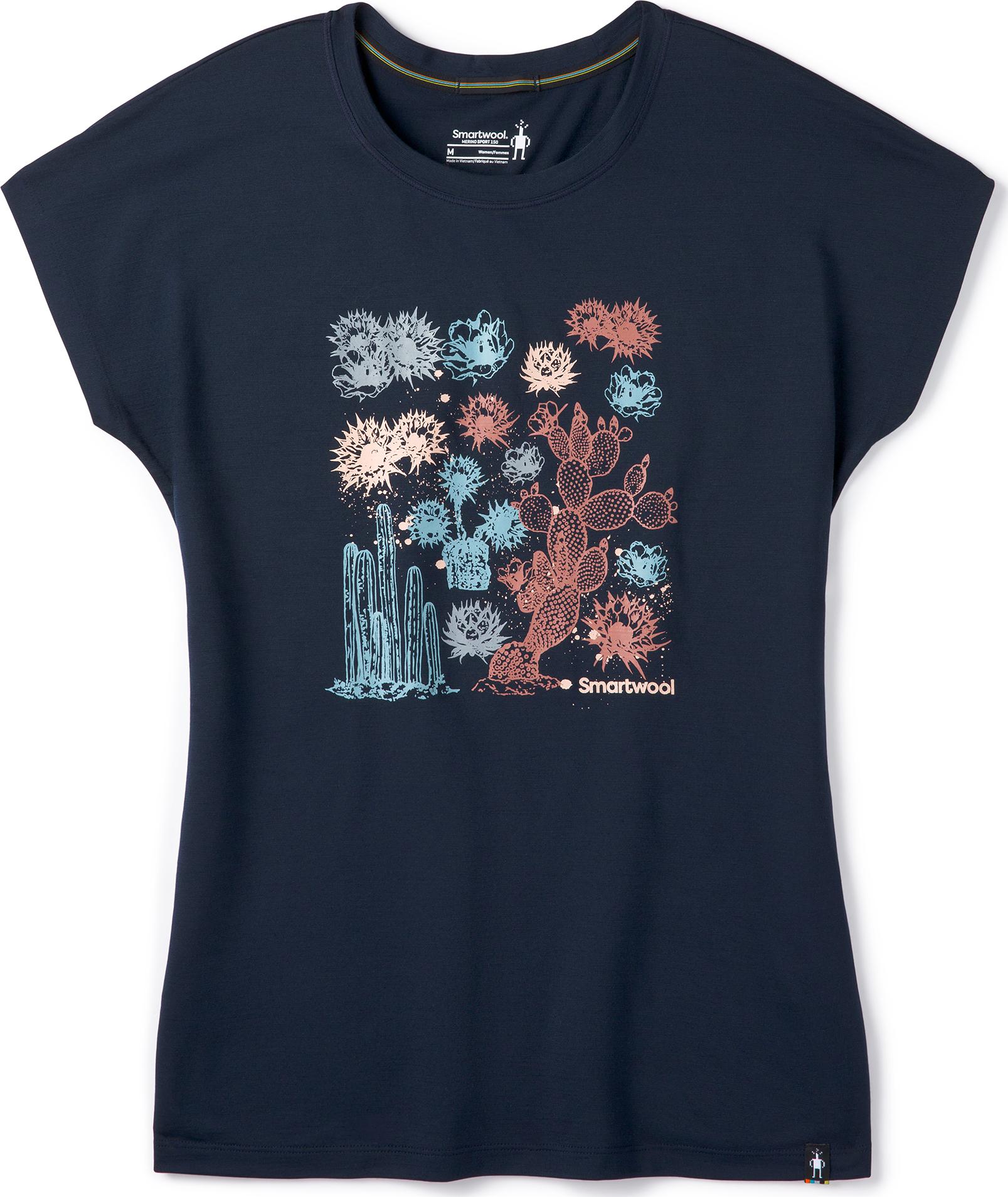 Product gallery image number 1 for product Merino Sport 150 Cactus Crop Tee - Women's