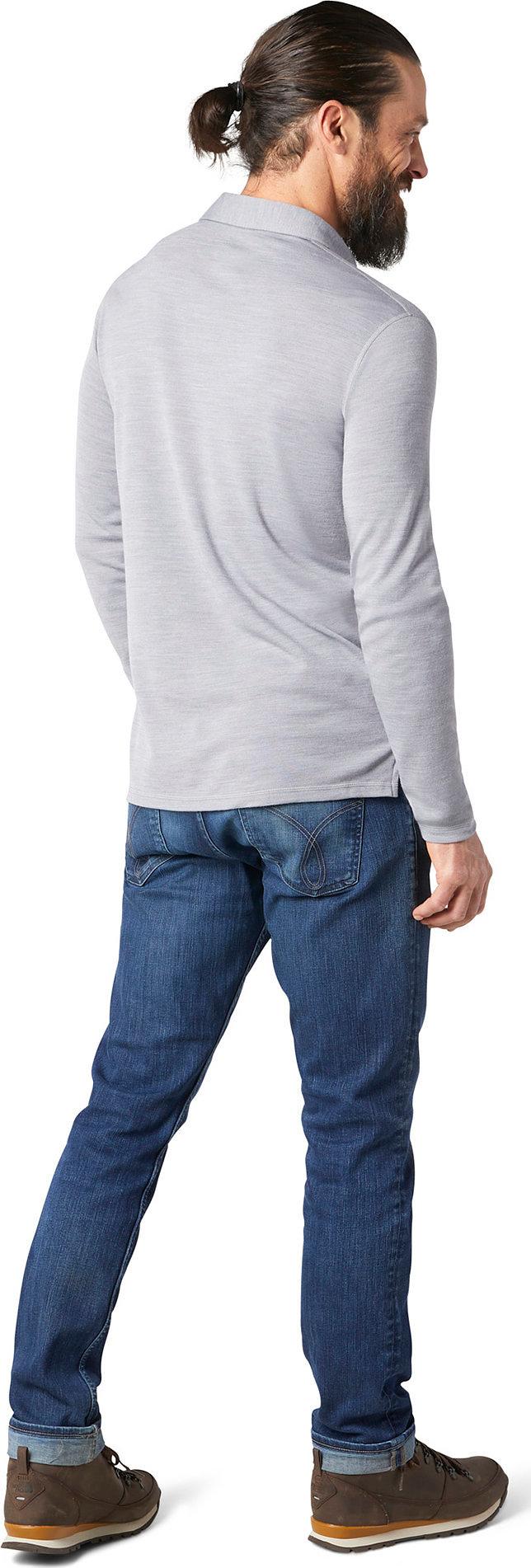 Product gallery image number 2 for product Merino Sport 250 Long Sleeve Polo - Men's