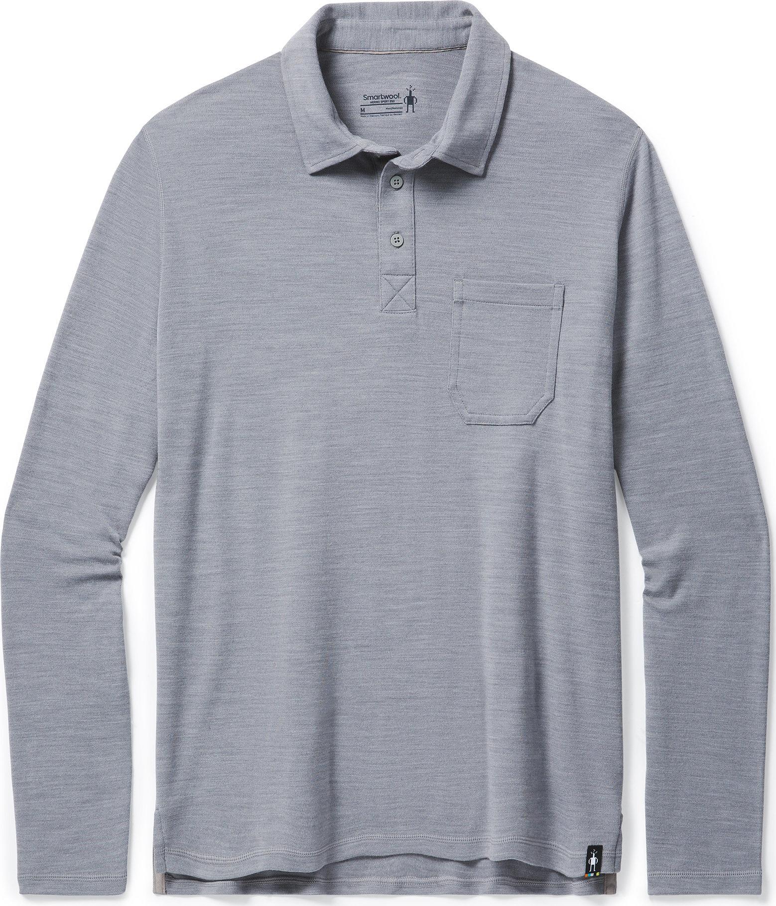 Product gallery image number 1 for product Merino Sport 250 Long Sleeve Polo - Men's
