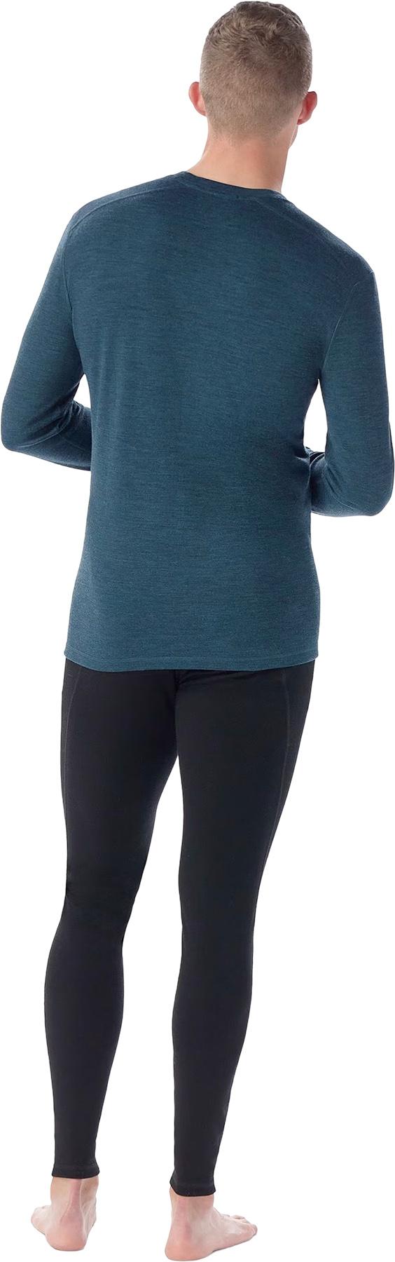 Product gallery image number 2 for product T-shirt couche de base à col rond en mérinos Classic Thermal - Boîte en carton - Homme