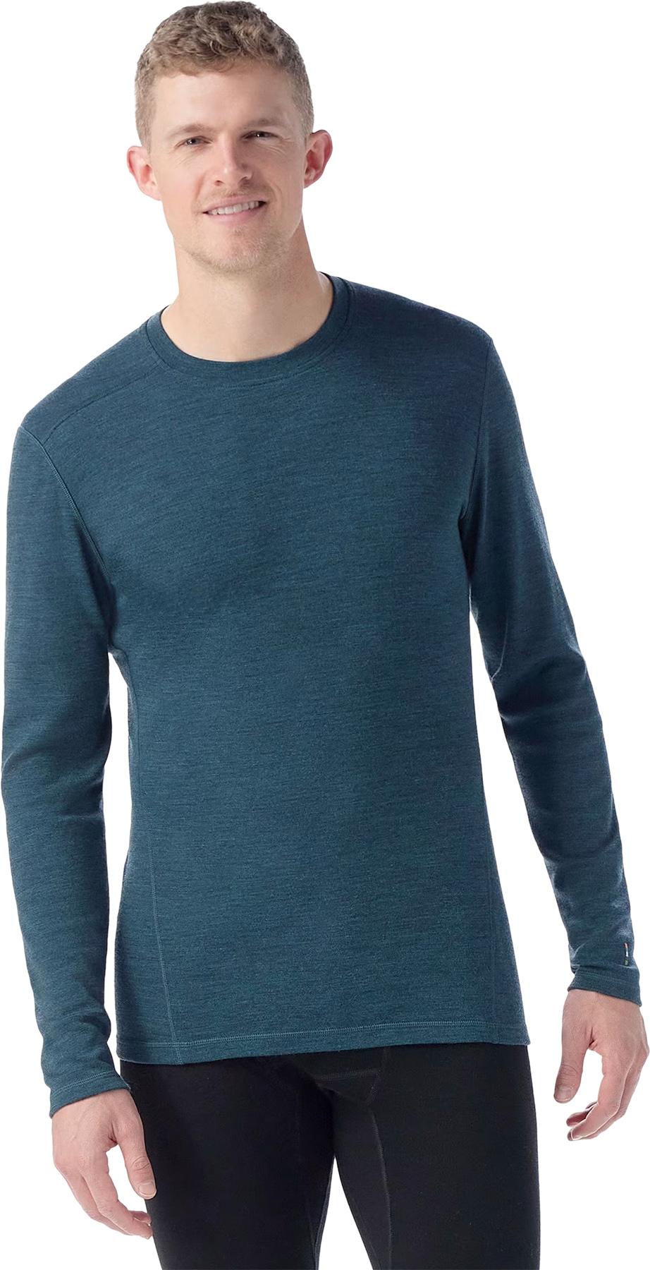 Product gallery image number 3 for product T-shirt couche de base à col rond en mérinos Classic Thermal - Boîte en carton - Homme