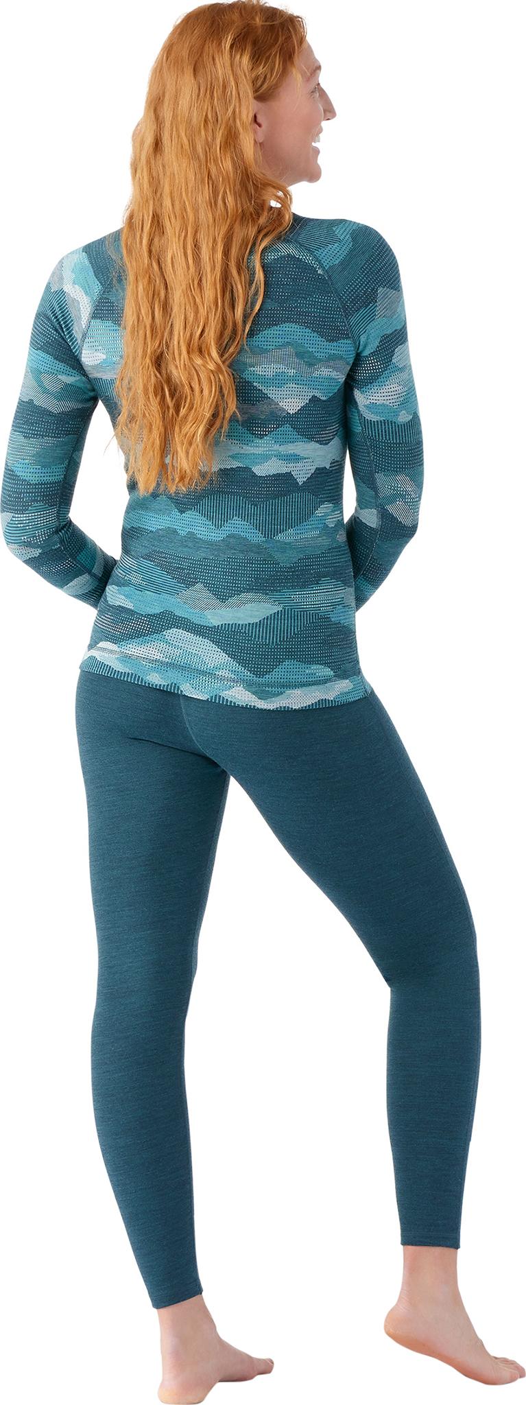 Numéro de l'image de la galerie de produits 2 pour le produit T-shirt couche de base à col rond en mérinos Classic Thermal - Boîte en carton - Femme