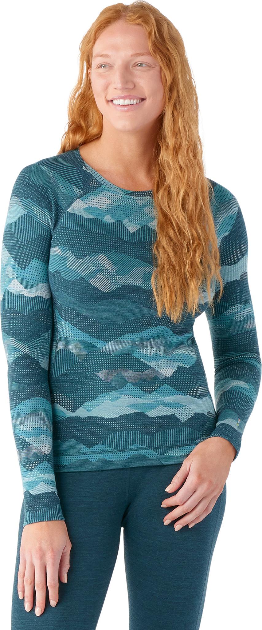 Numéro de l'image de la galerie de produits 3 pour le produit T-shirt couche de base à col rond en mérinos Classic Thermal - Boîte en carton - Femme