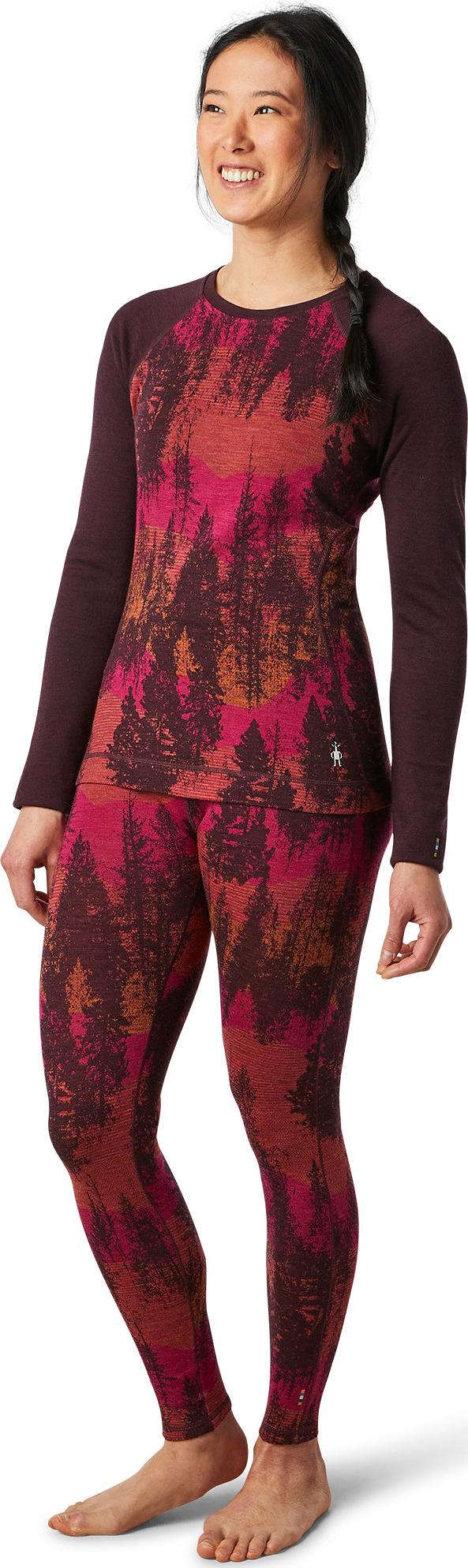 Numéro de l'image de la galerie de produits 2 pour le produit Haut couche de base à col rond Pattern Merino 250 - Femme